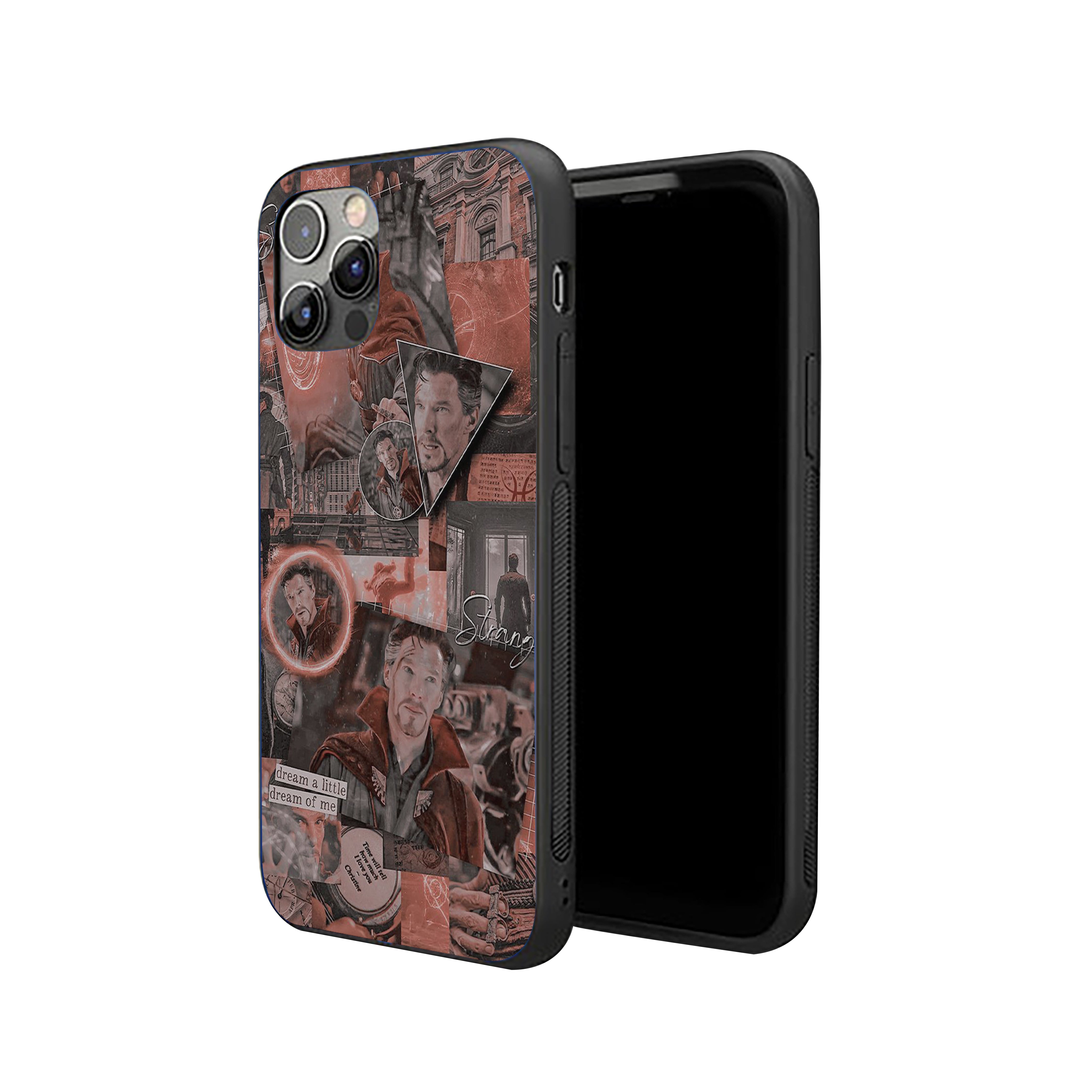 Doctor Strange The Amazing Collage Silicone Armored Phone Case
