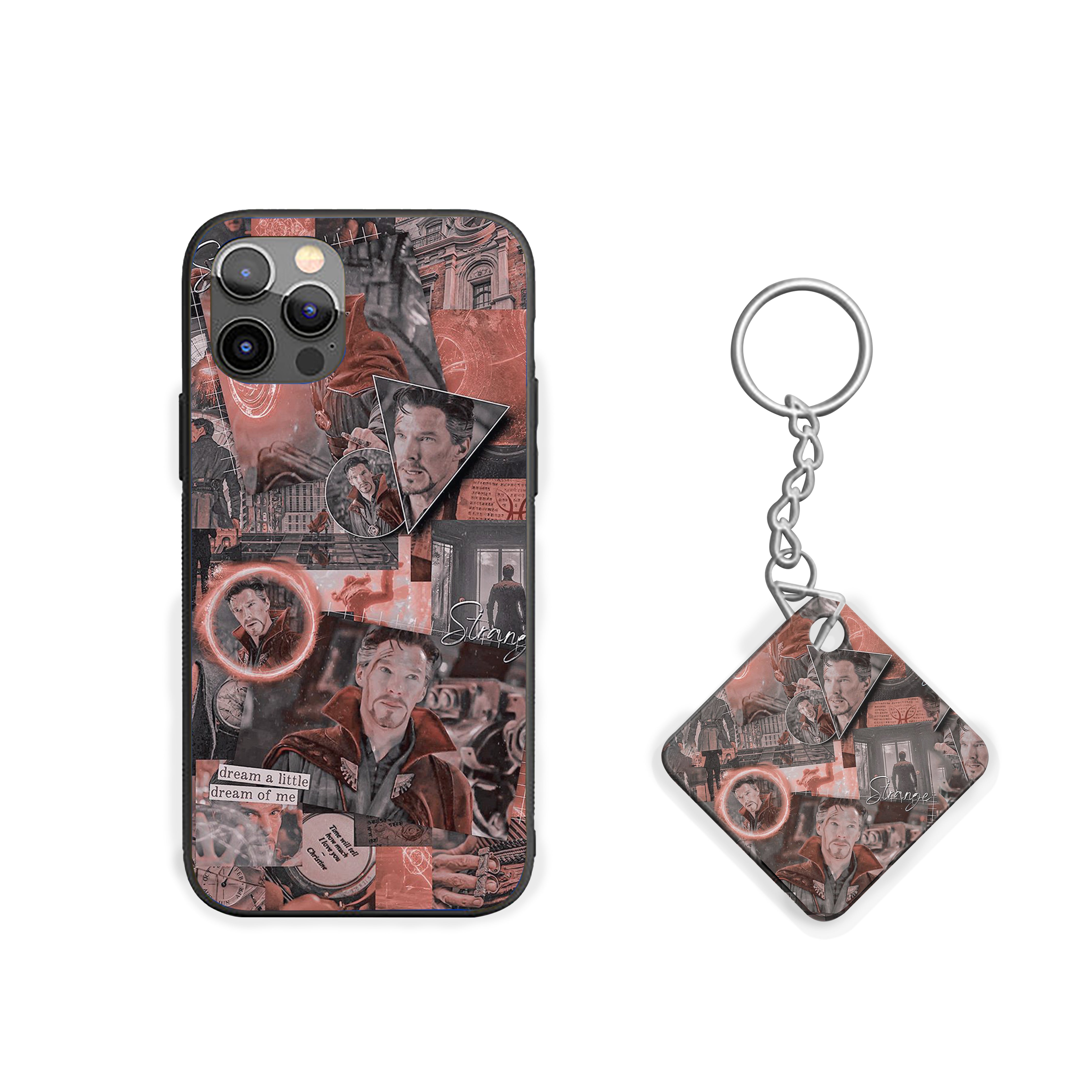 Doctor Strange The Amazing Collage Silicone Armored Phone Case