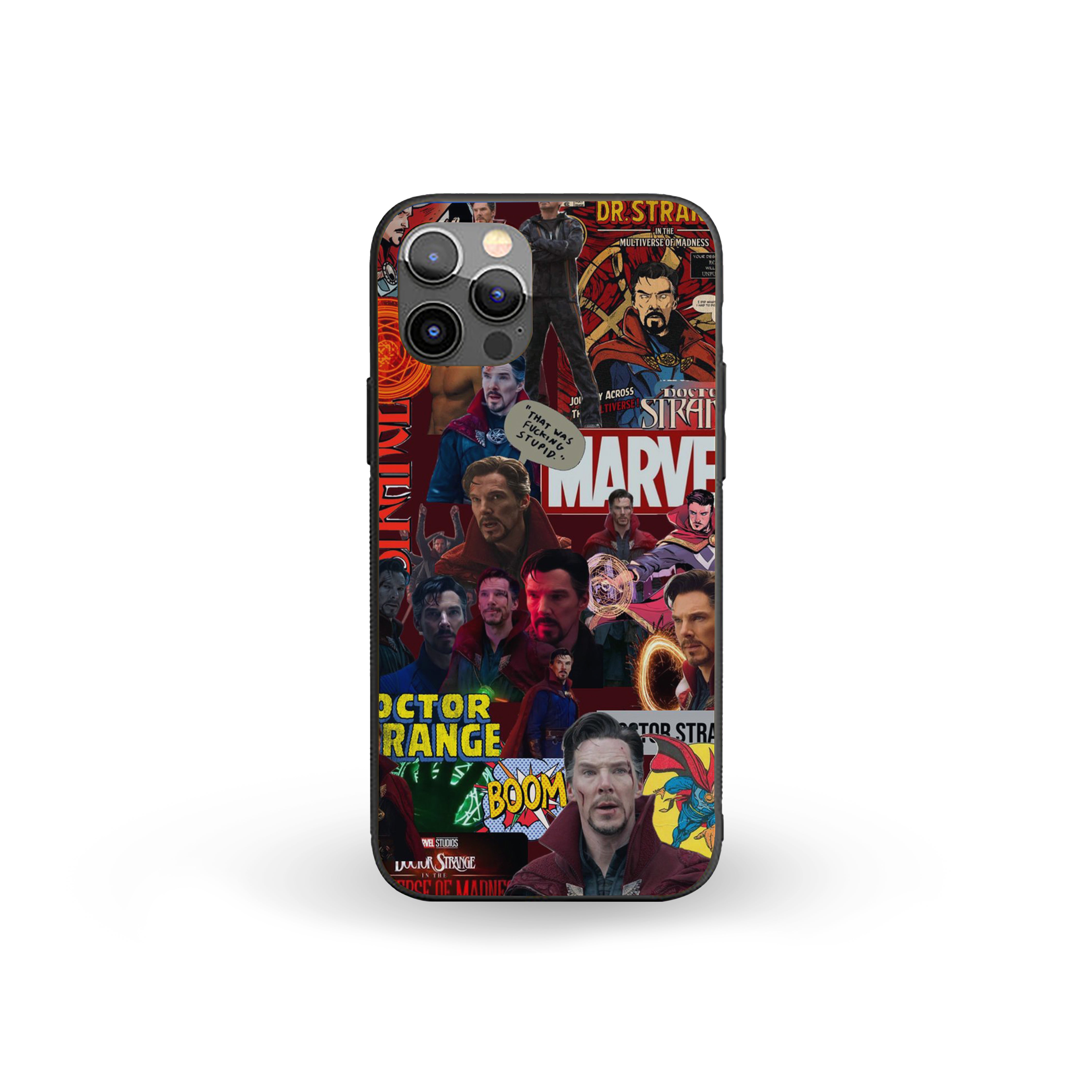 Doctor Strange Amazing Collage Silicone Armored Phone Case