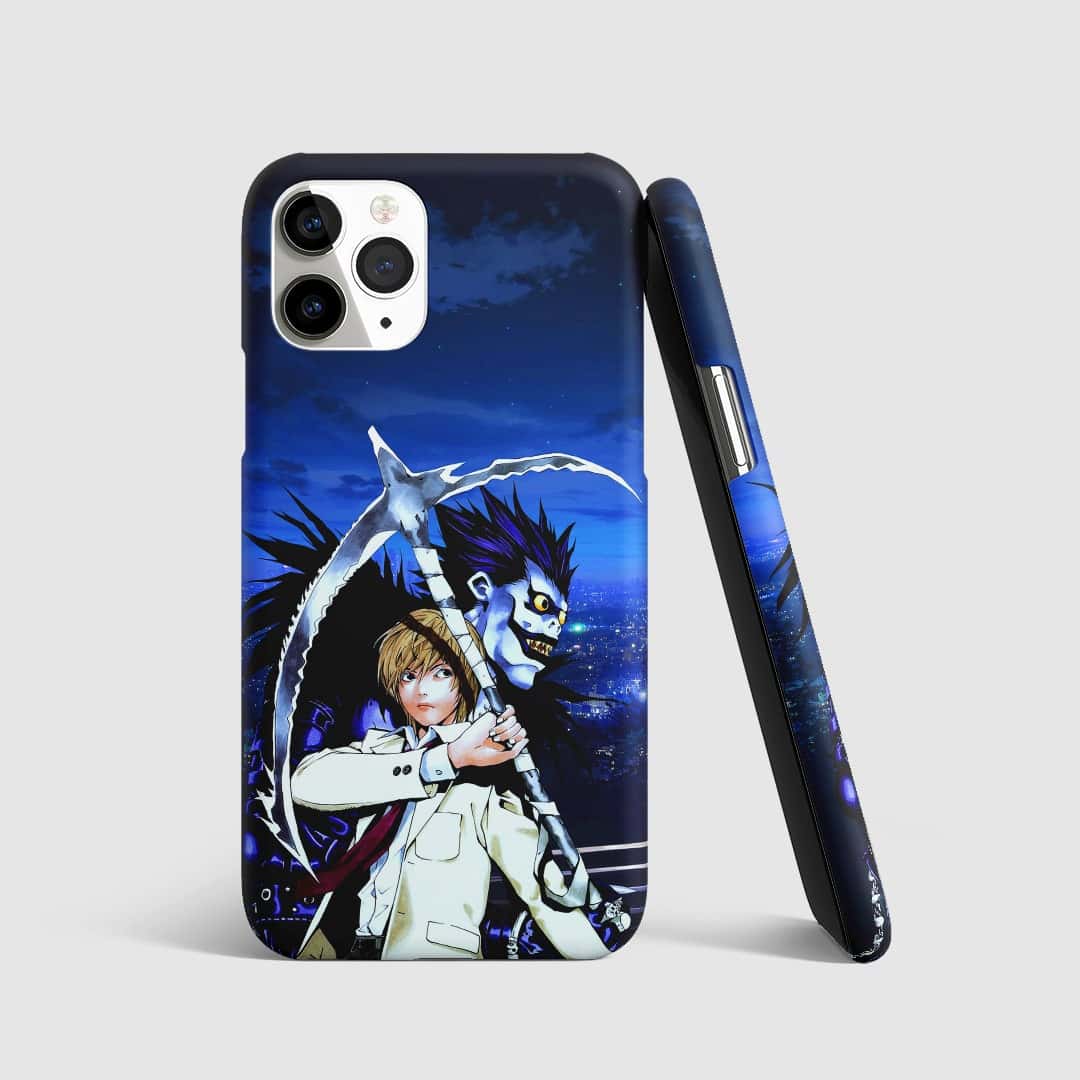 Death Note Blue Graphic Phone Cover