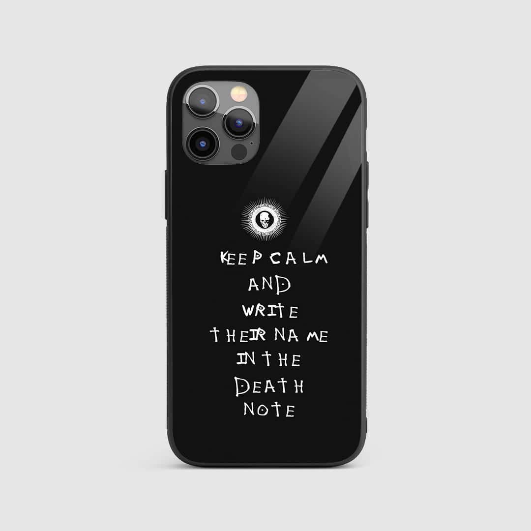 Death Note Quote Silicone Armored Phone Case