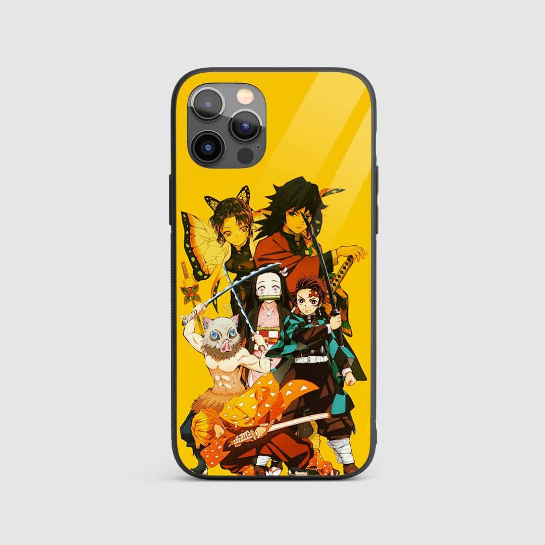 Yellow Squad Silicone Armored Phone Case