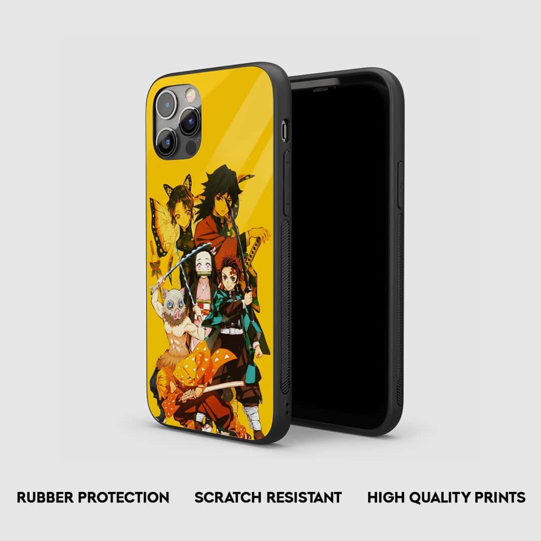 Yellow Squad Silicone Armored Phone Case