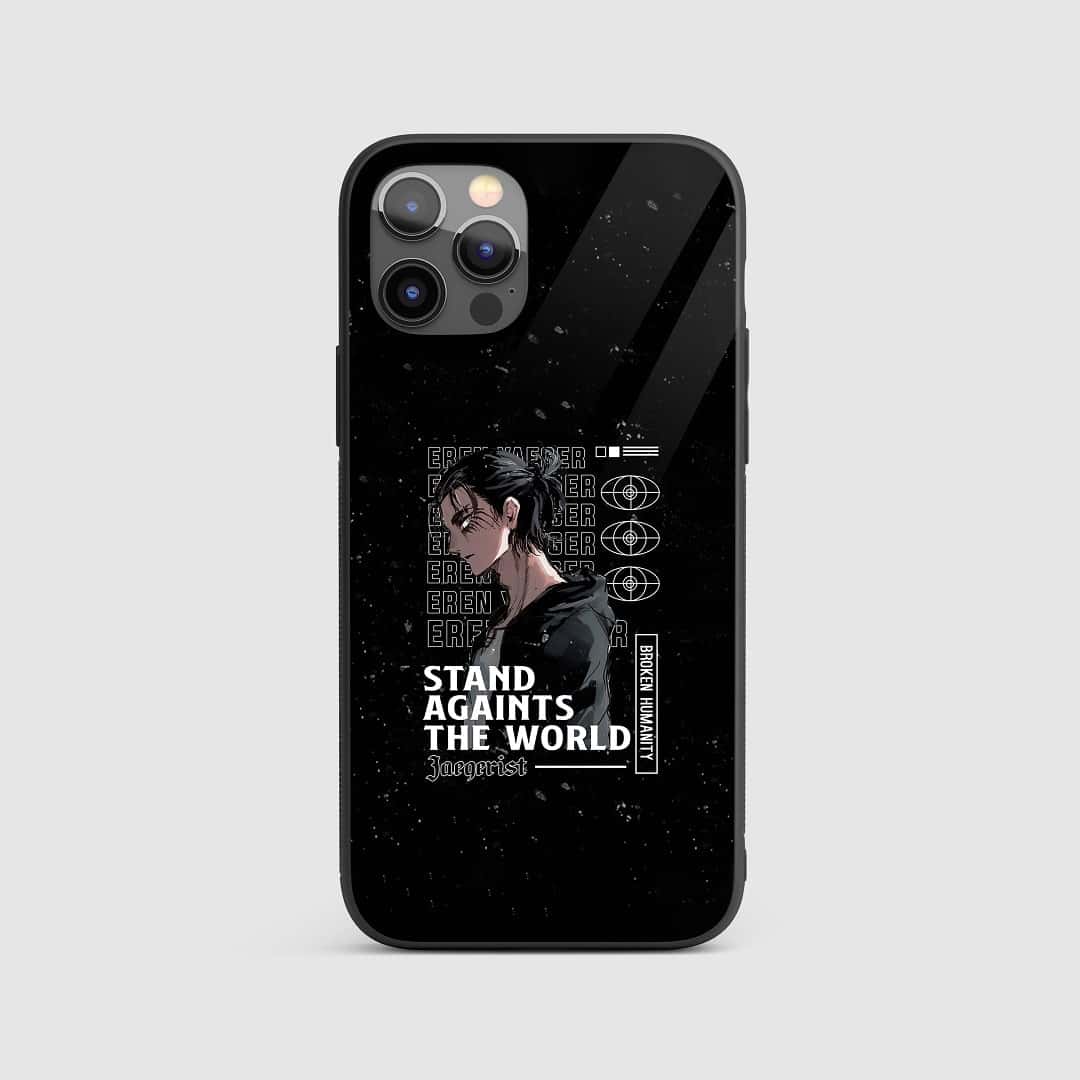 Eren Broken Humanity Silicone Armored Phone Case