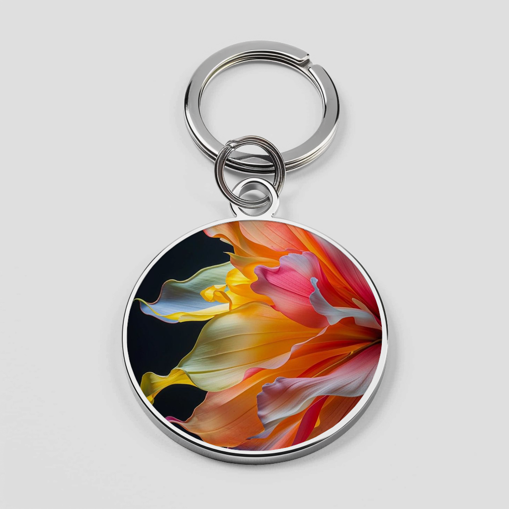 Flower Multi Color Black Theme Phone Cover