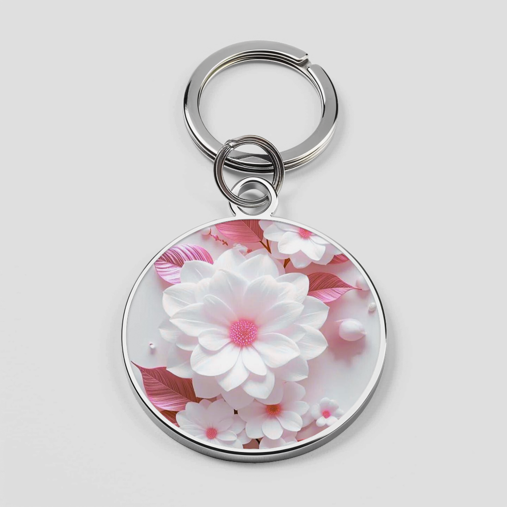 Pair Pink and White Flower Phone Cover