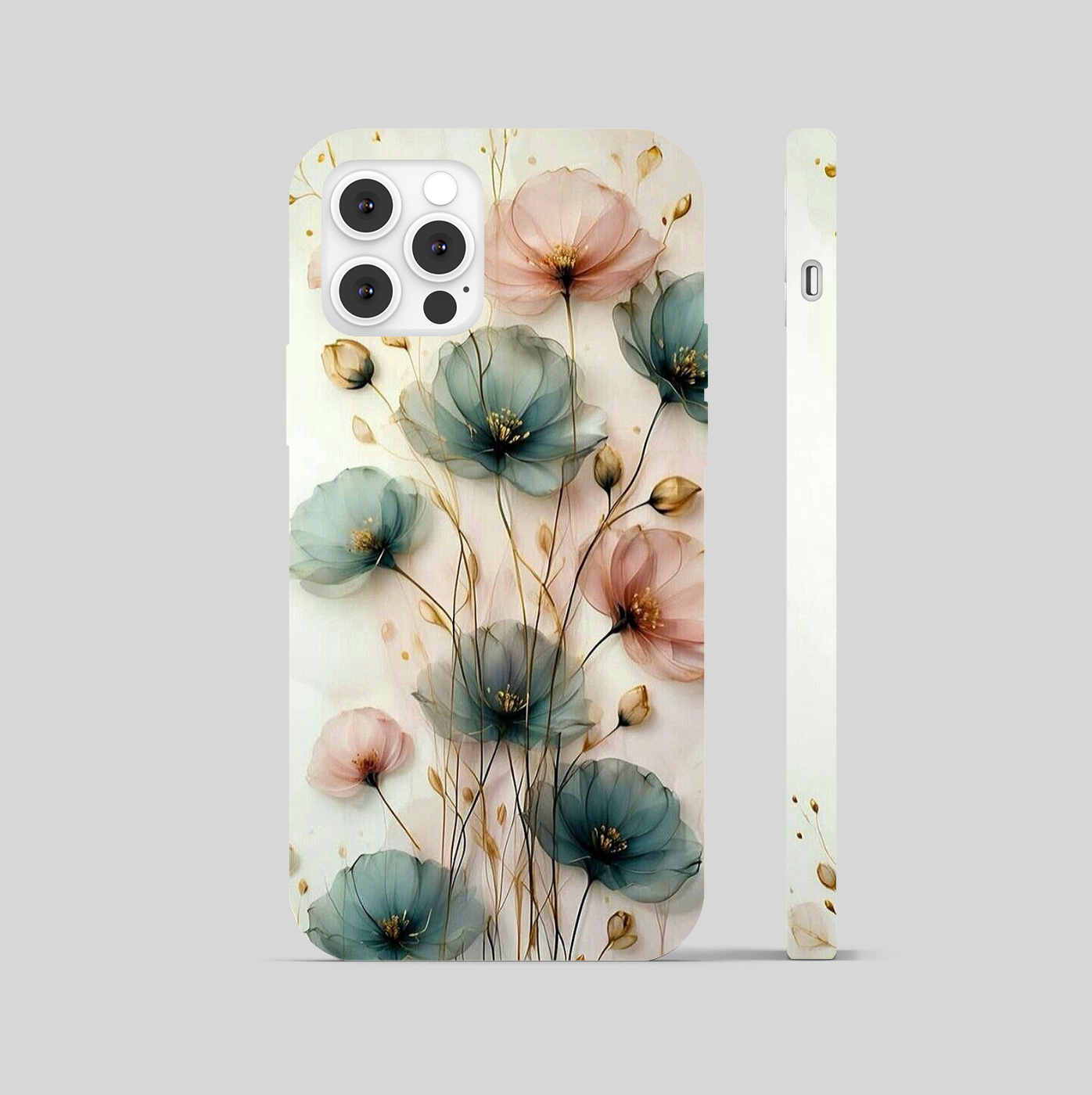Multi Color Flower Theme Phone Cover