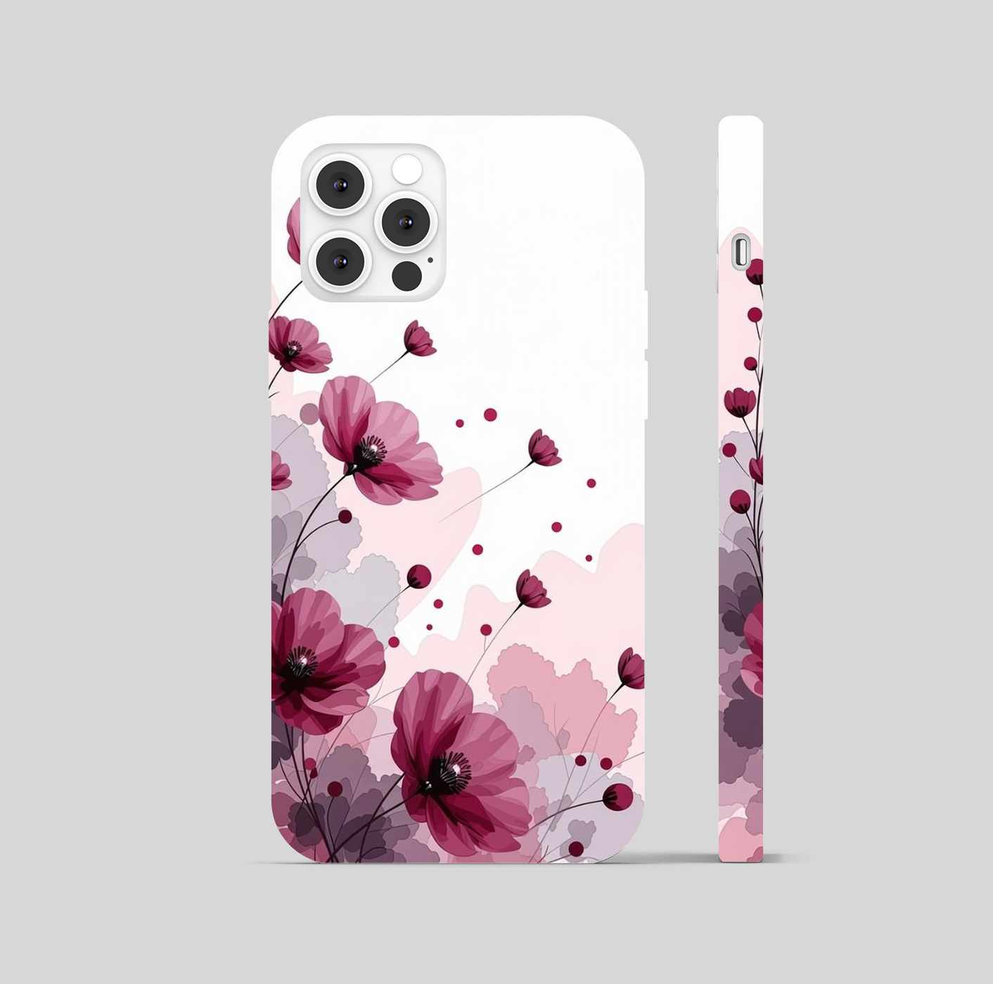 Multi Color Flower Theme Phone Cover
