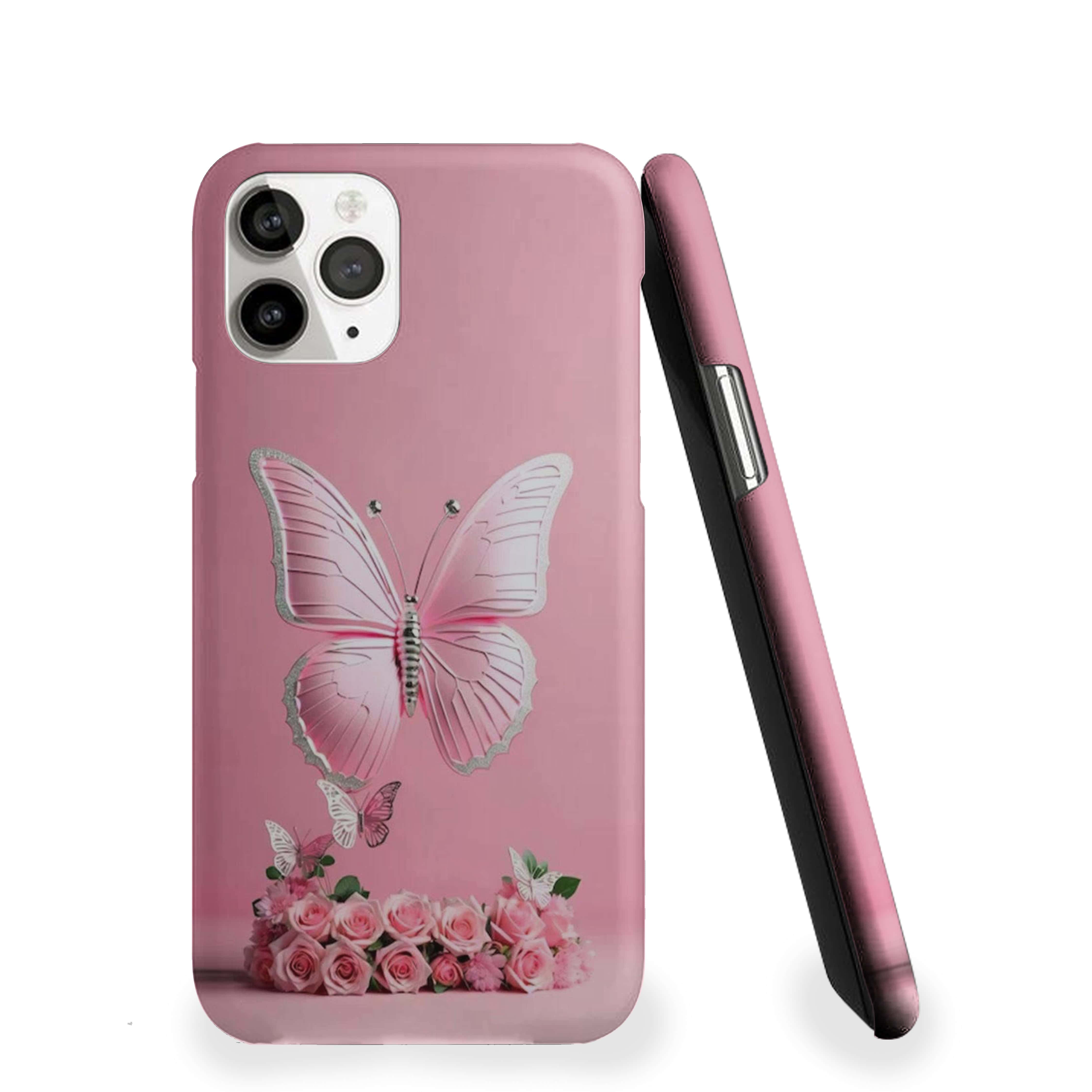 Butterfly With Roses Phone Cover