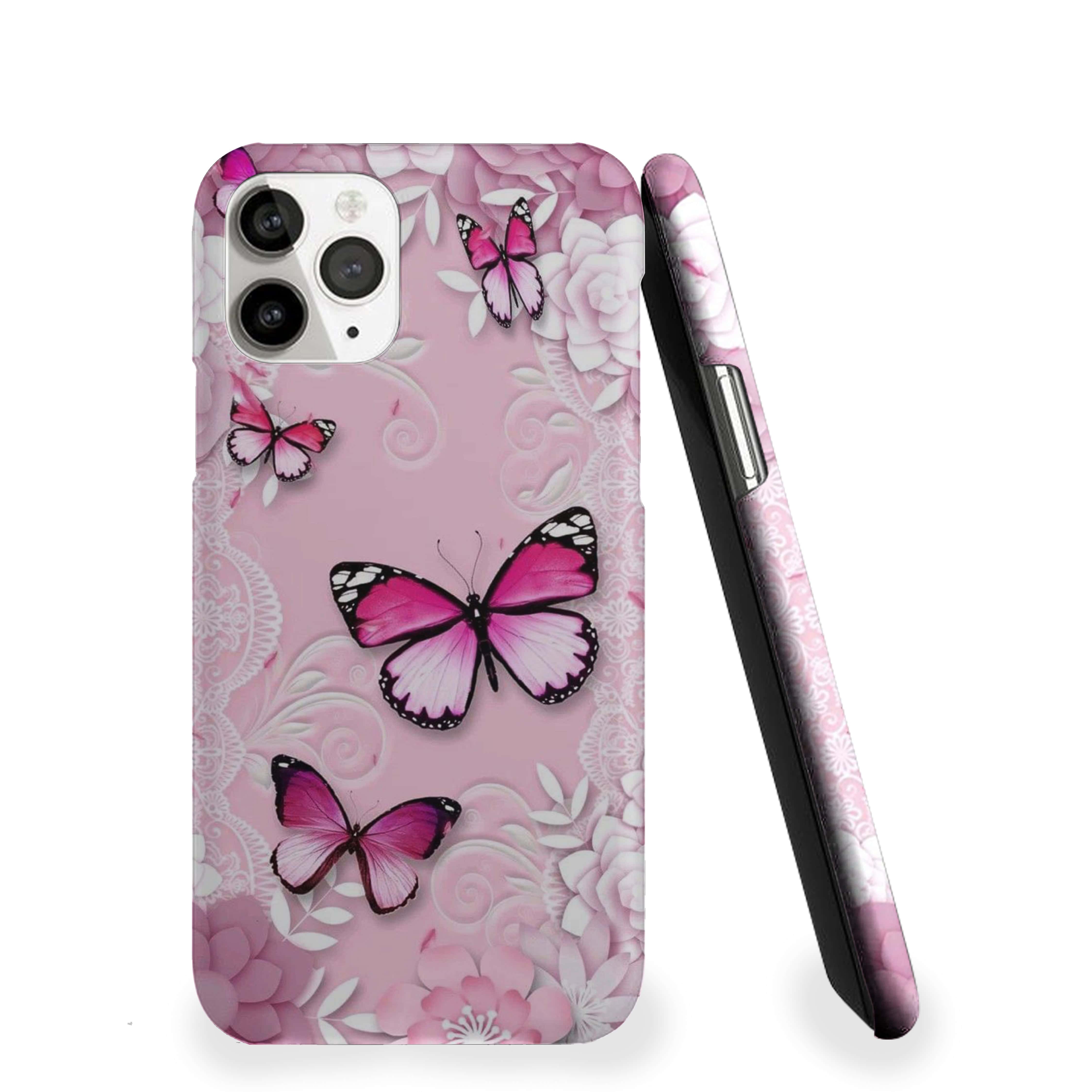 Violet Buttefly Phone Cover