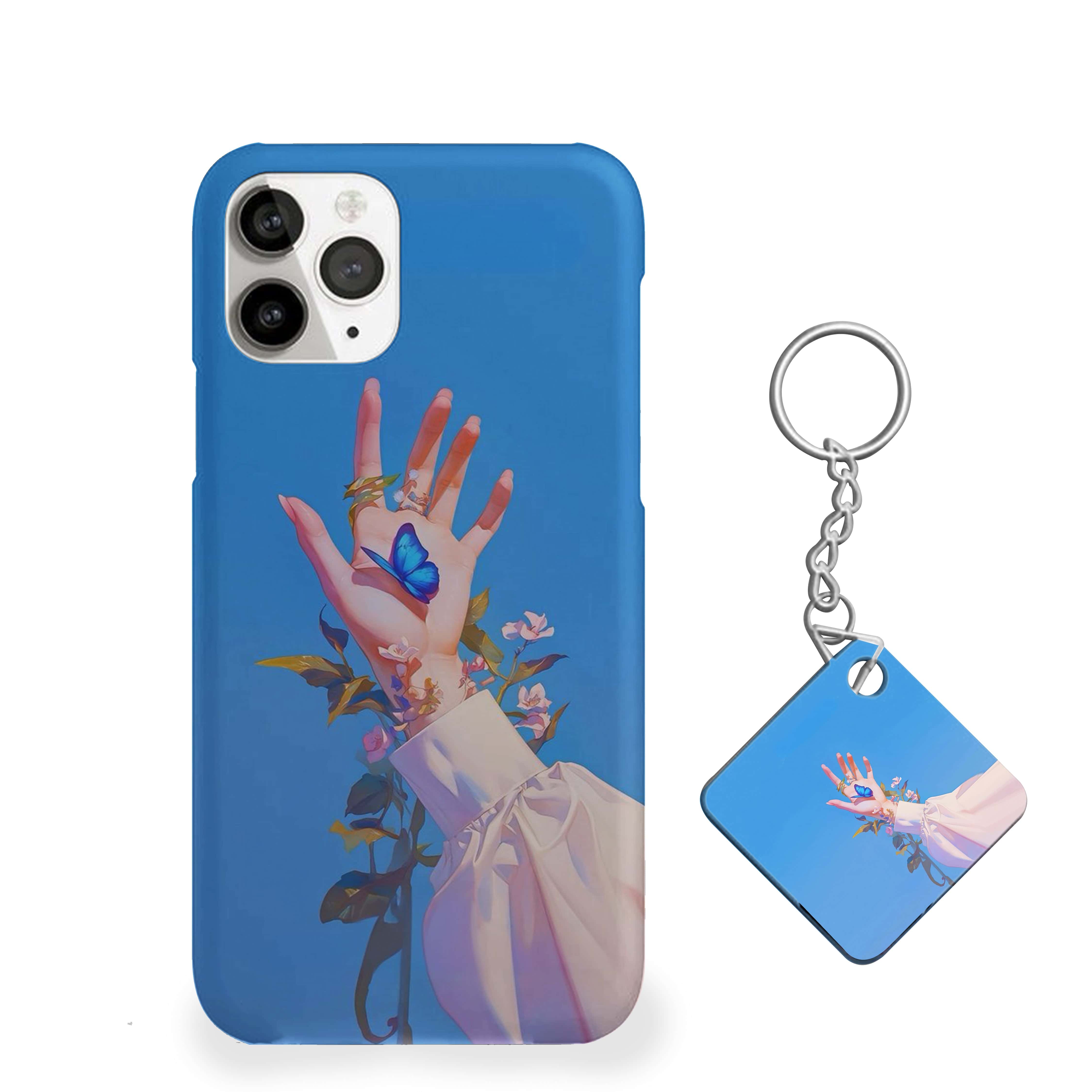 Butterfly On Hand Phone Cover