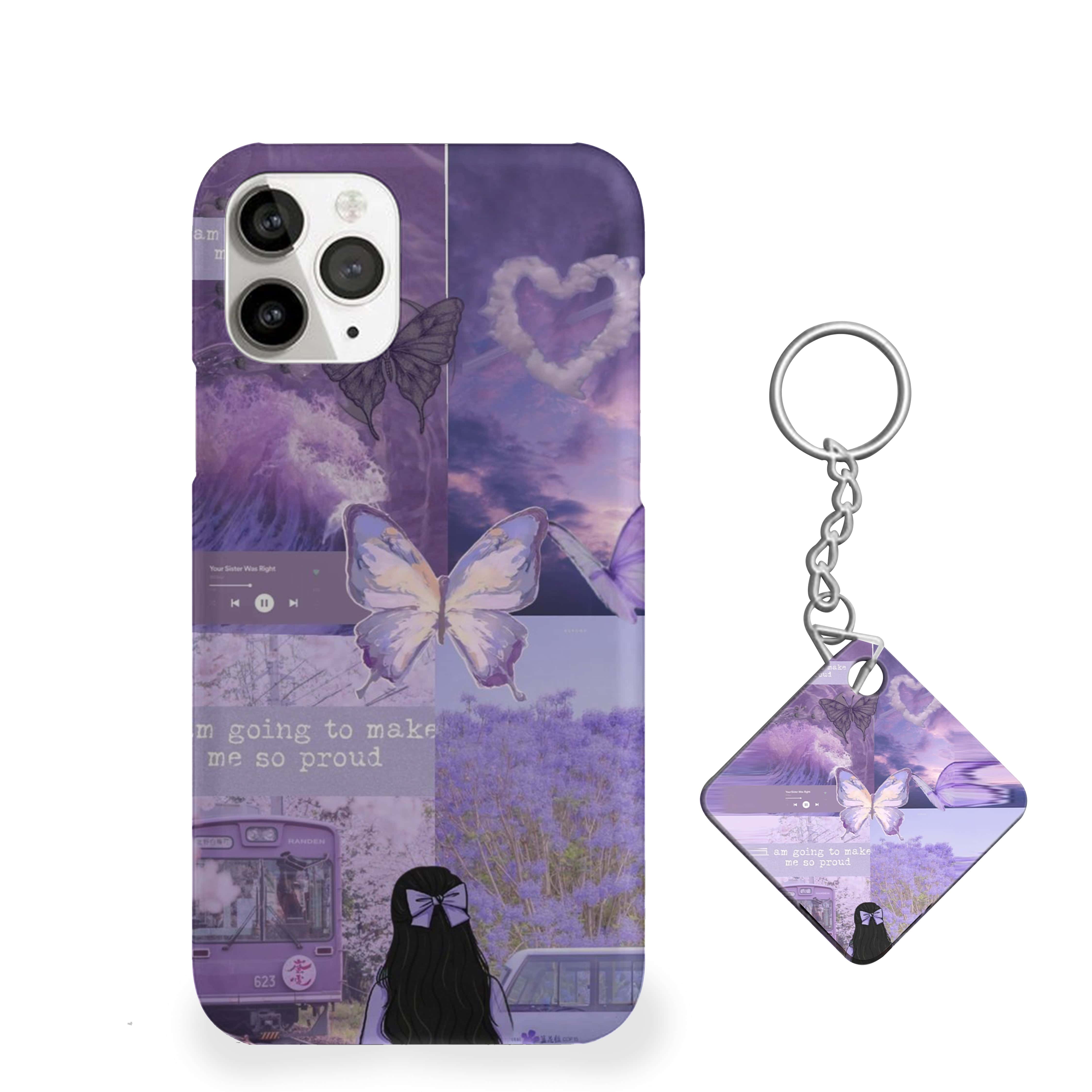Butterfly Blue Love Theme Phone Cover
