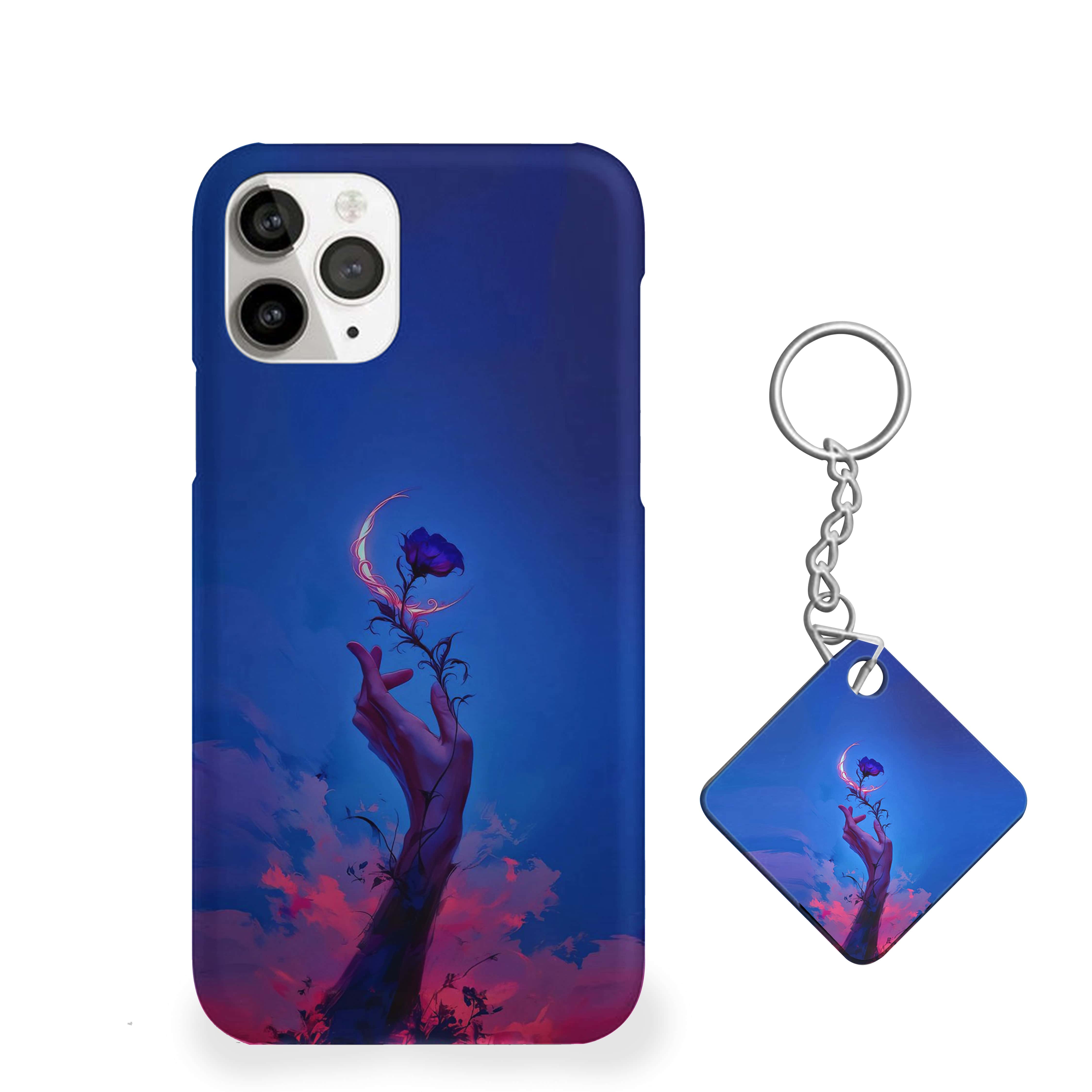 Dark Blue Butterfly Phone Cover