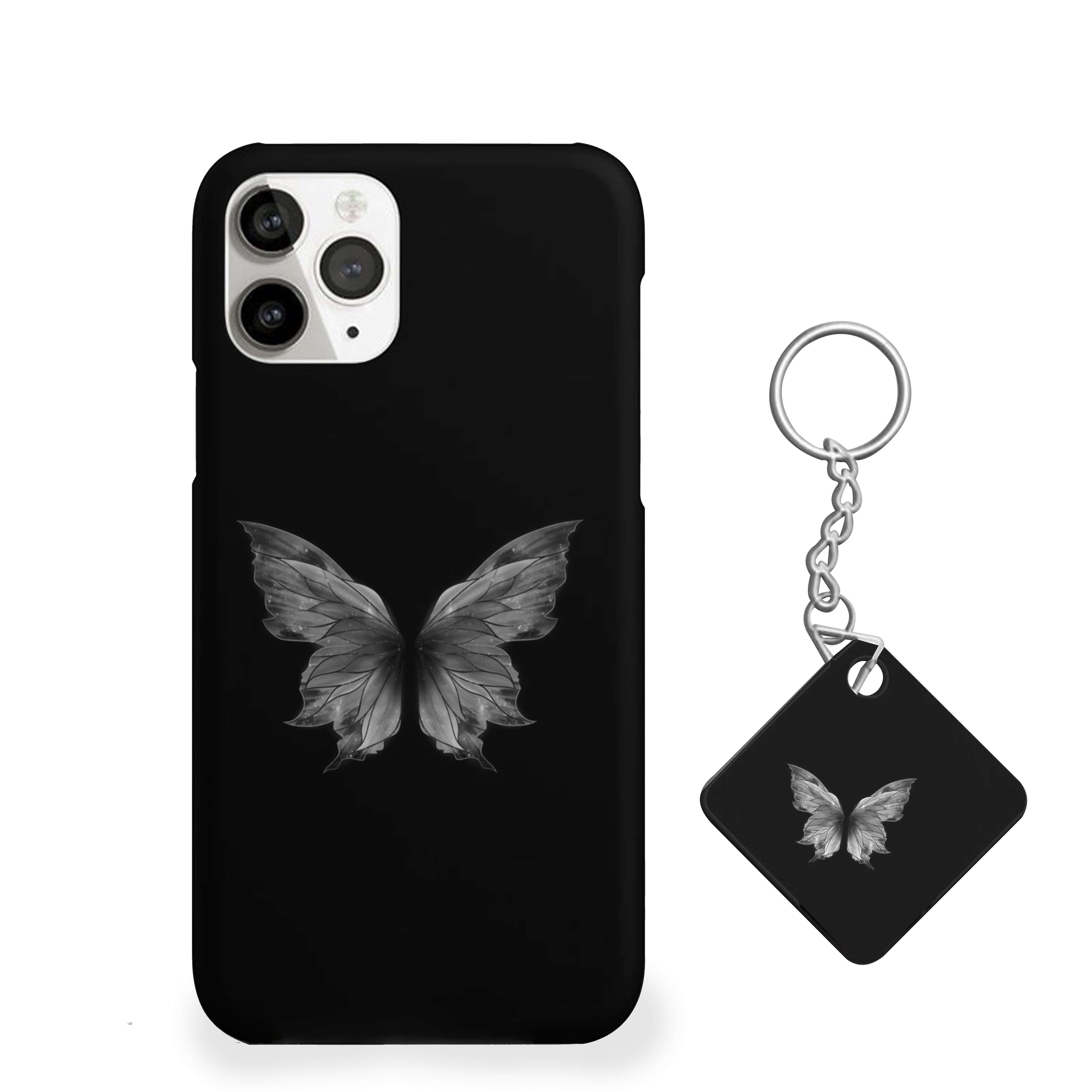 Butterfly In Black Background Phone Cover