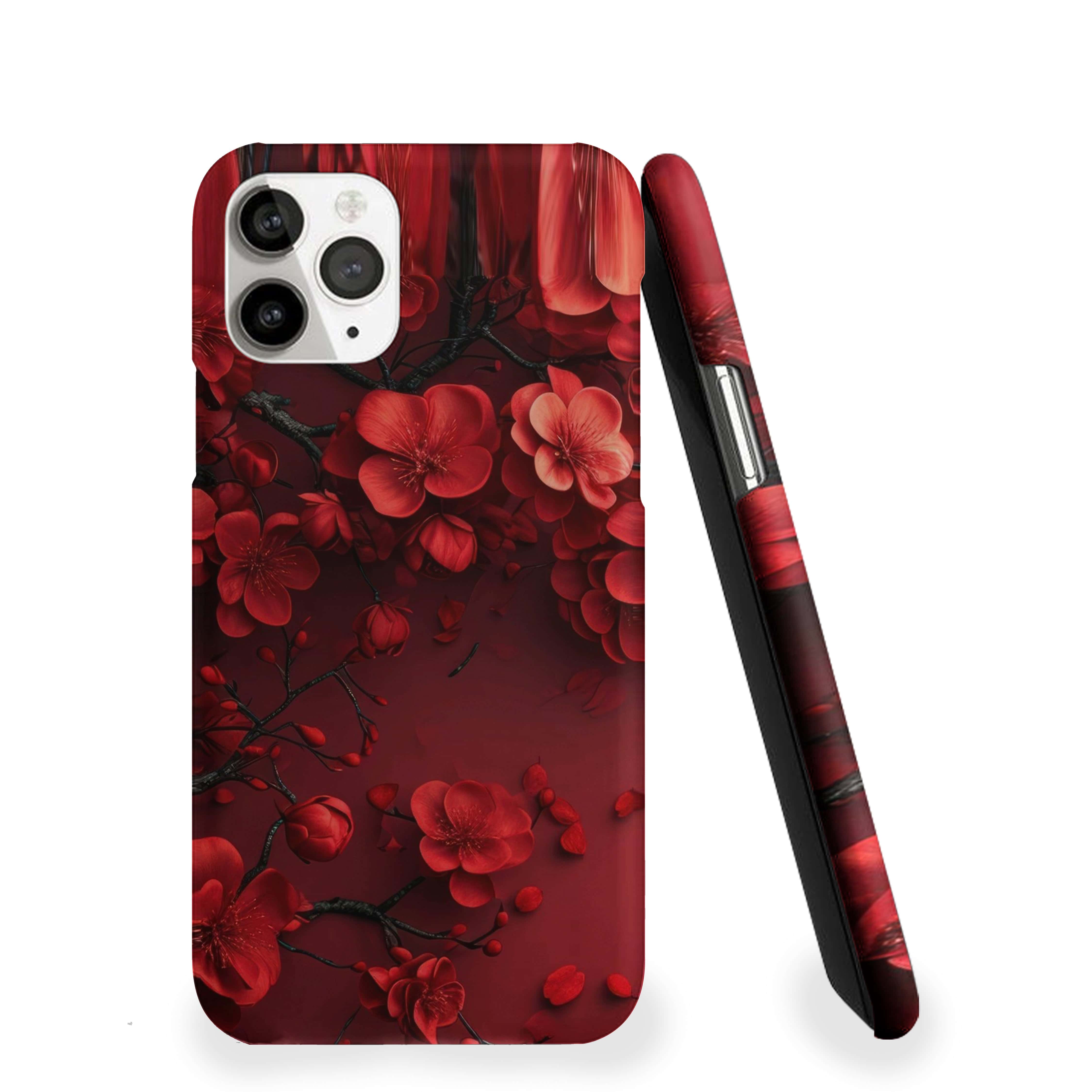 Red Flower Multiple Collection Phone Cover