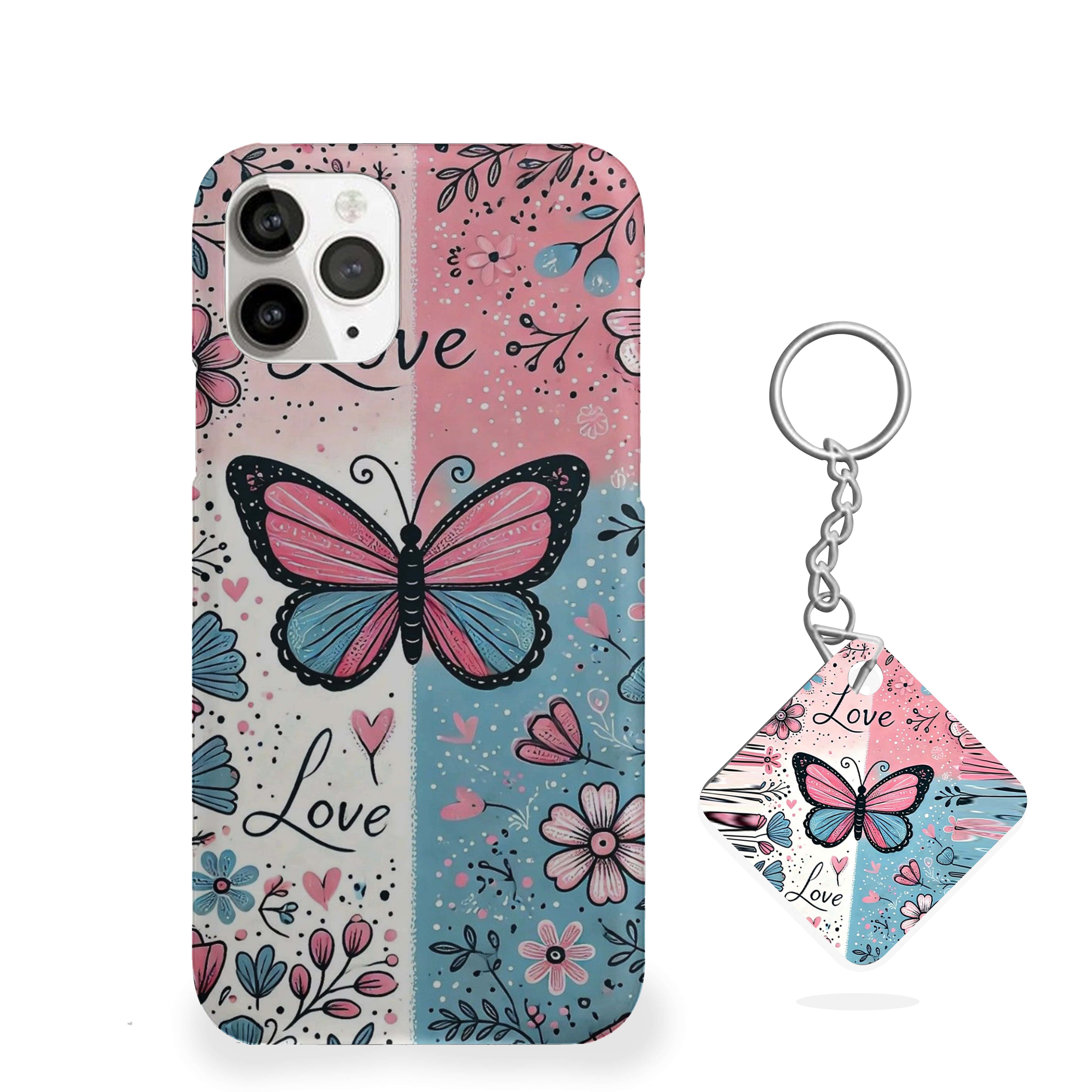 Butterfly Love Flower Girls Phone Cover