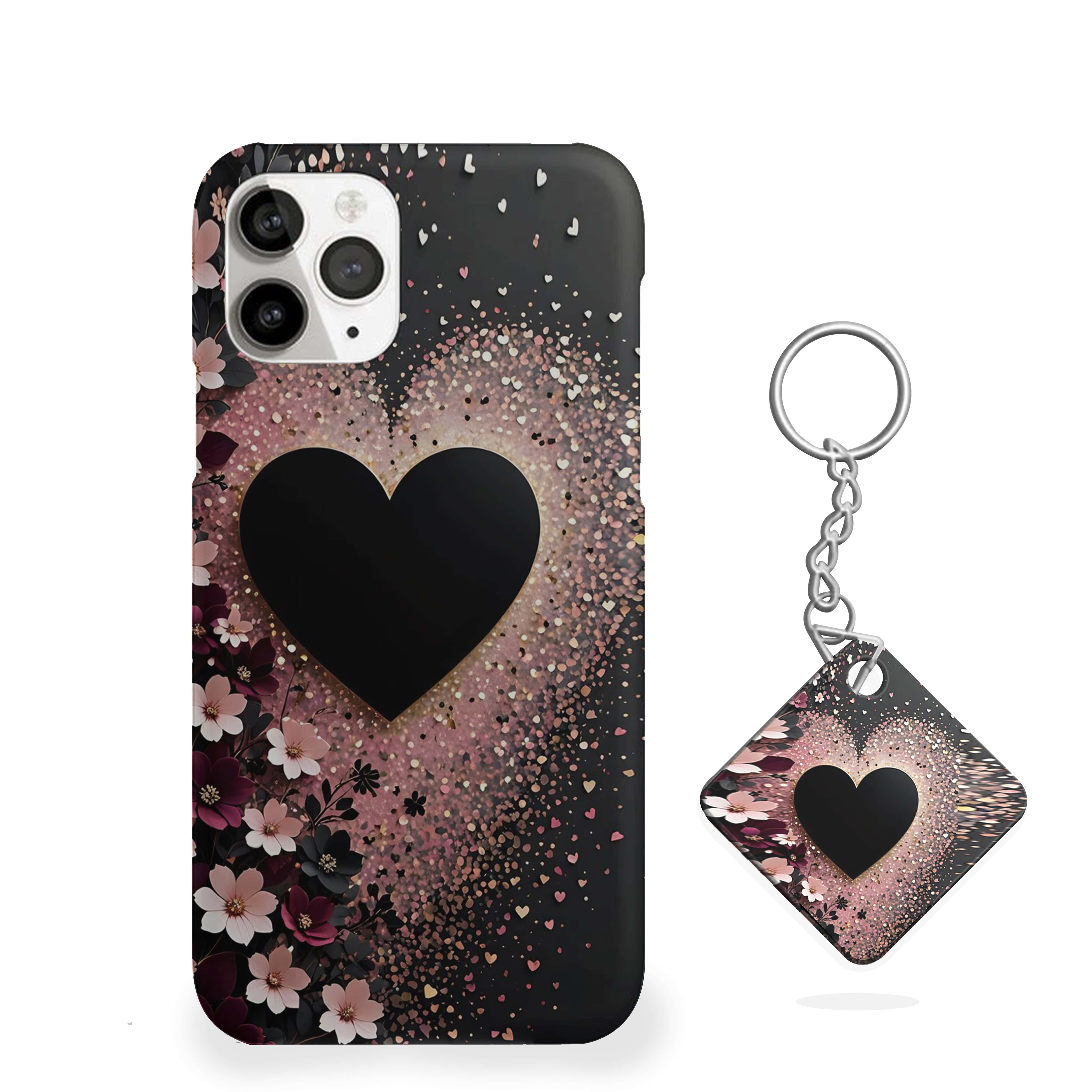Black Heart Phone Cover