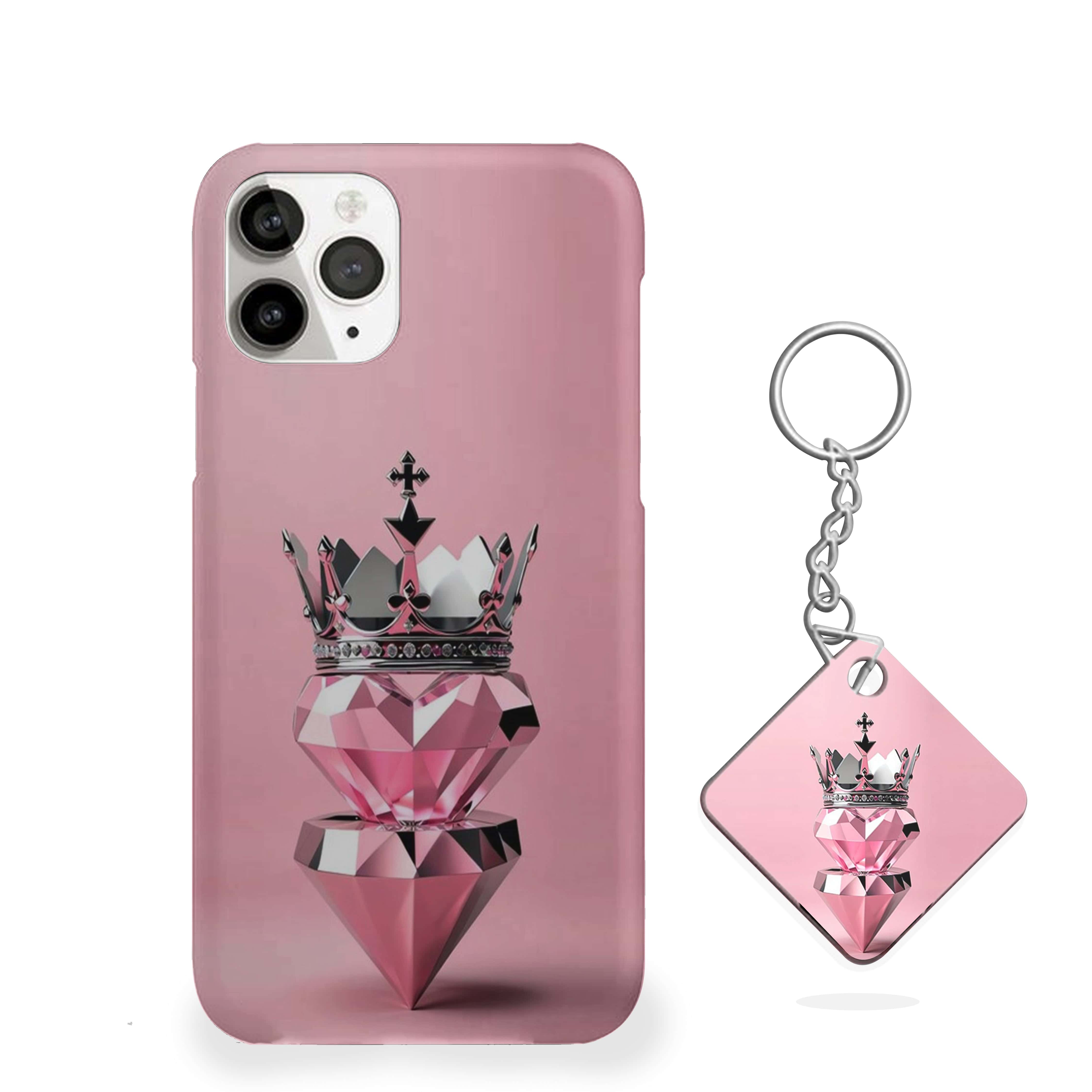 Diamond Shape Heart Girls Phone Cover