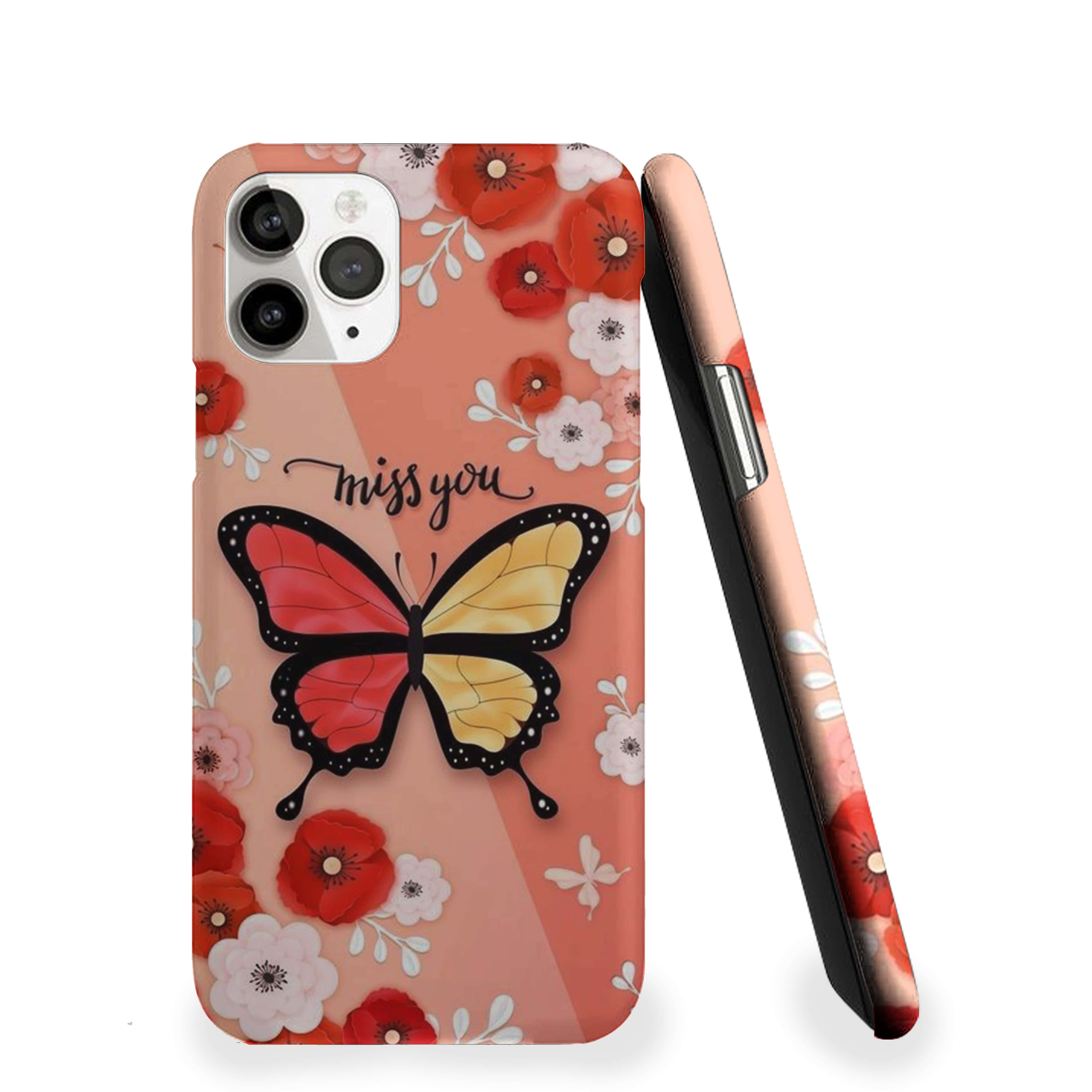 Butterfly Miss You Girls Phone Cover