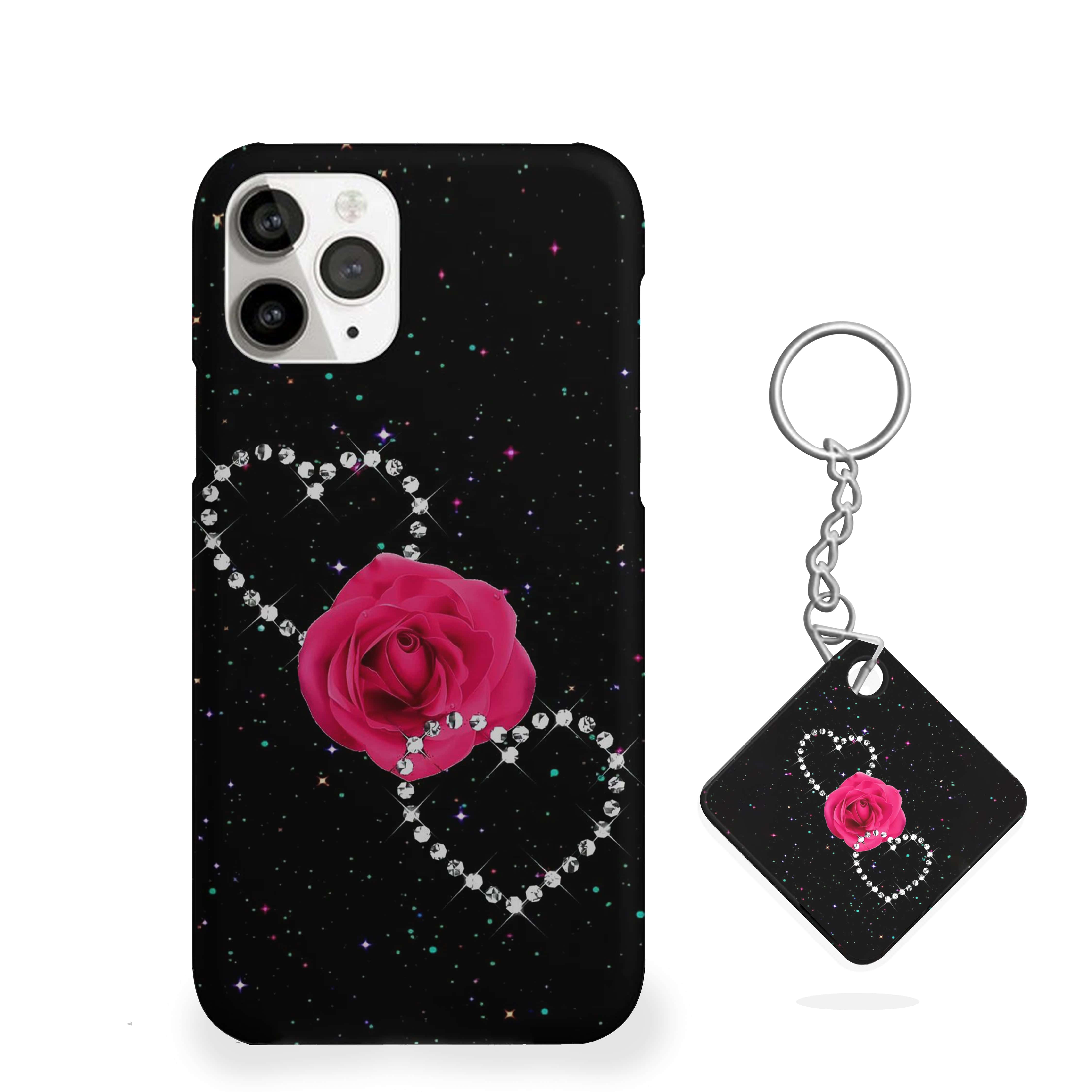 Heart Attached Rose Girls Phone Cover