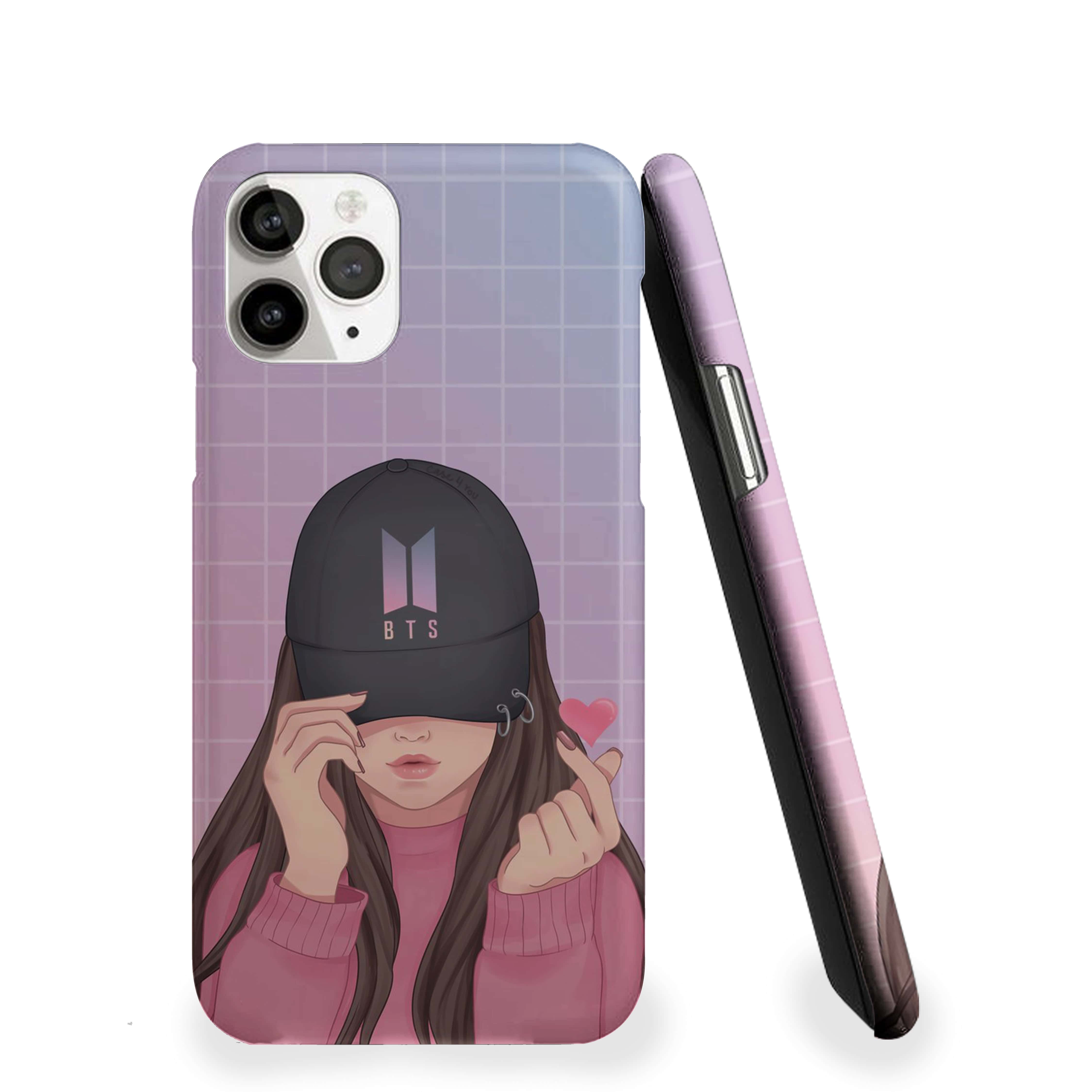 Girl With Black Cap Phone Cover