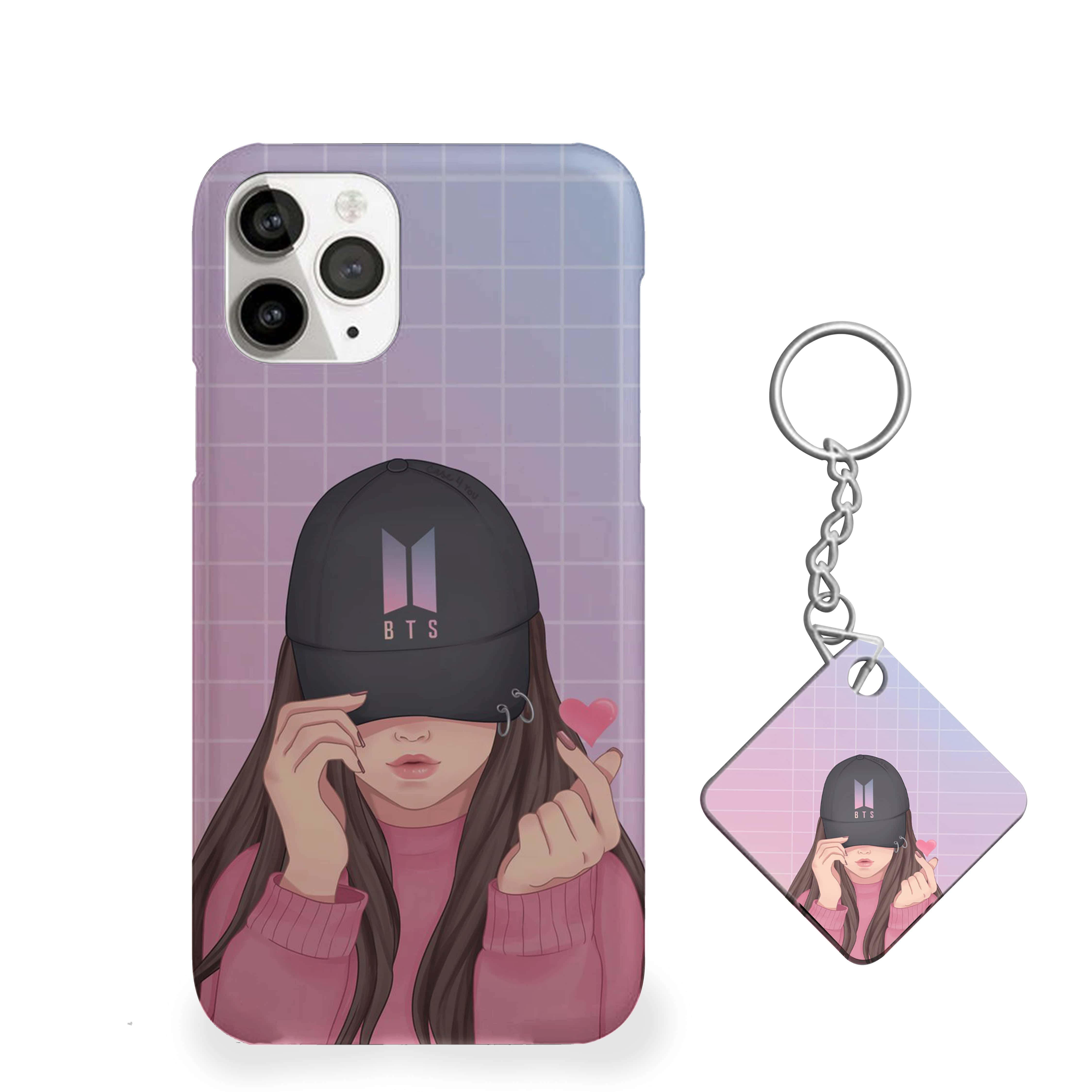 Girl With Black Cap Phone Cover