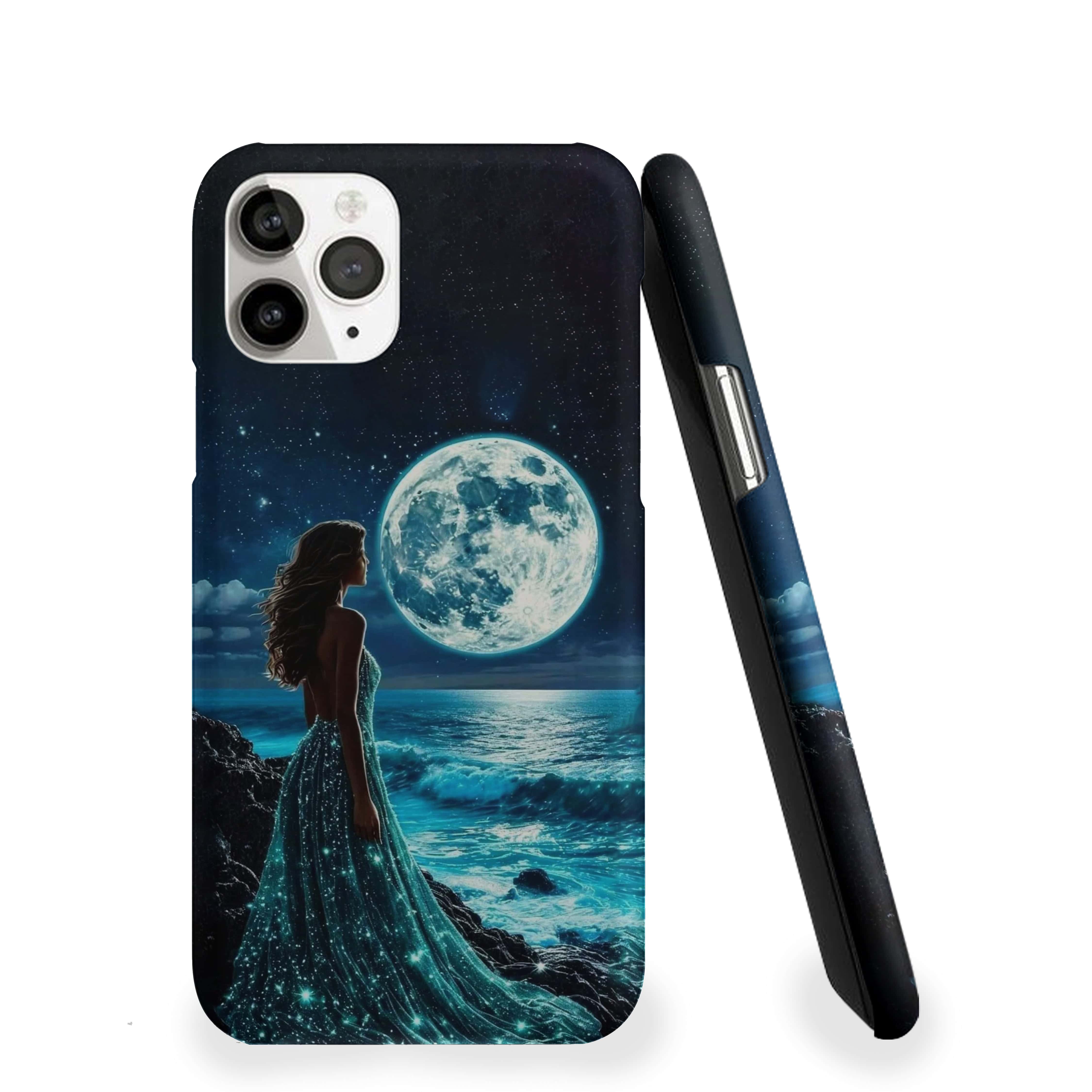 Moon Light Beach Girls Phone Cover