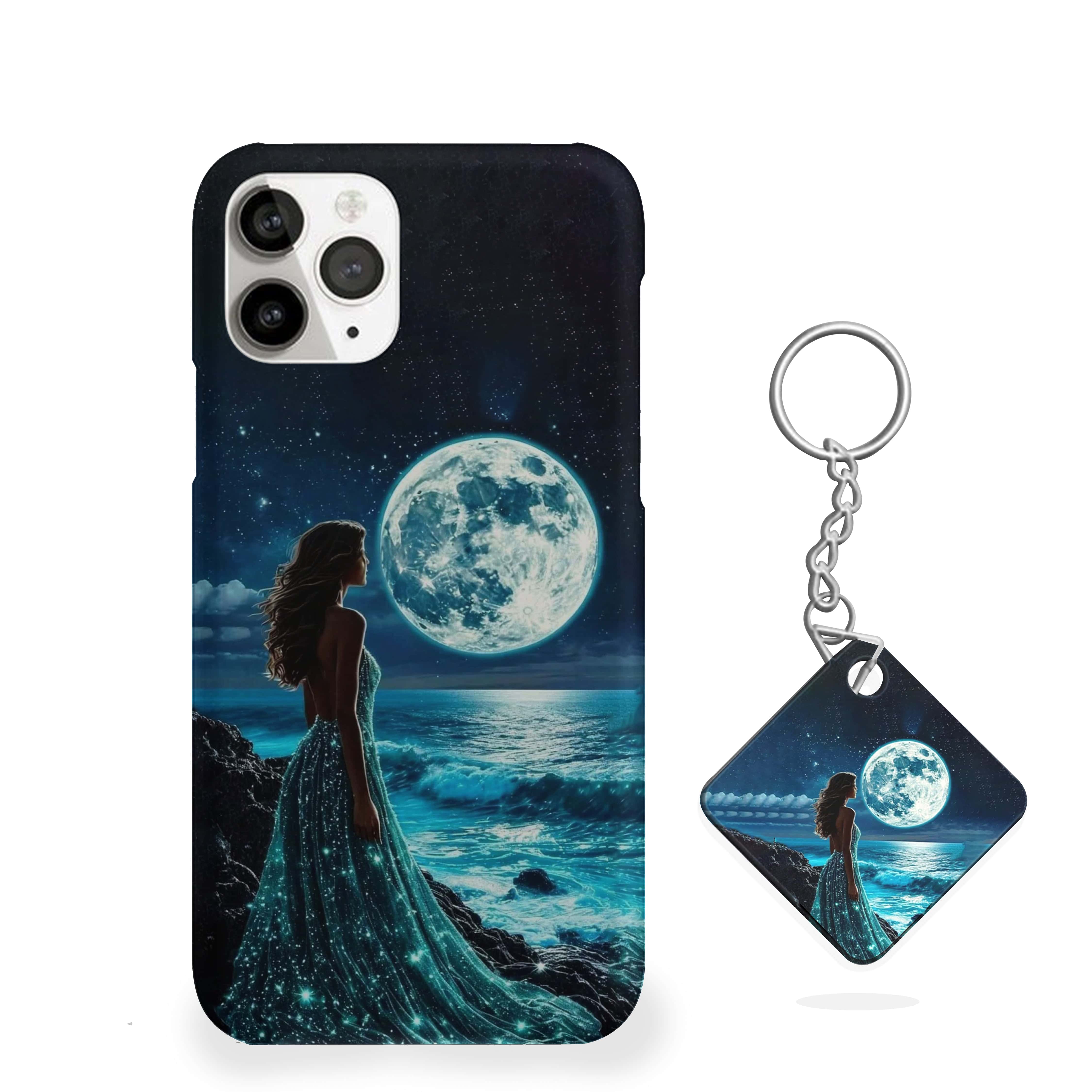 Moon Light Beach Girls Phone Cover