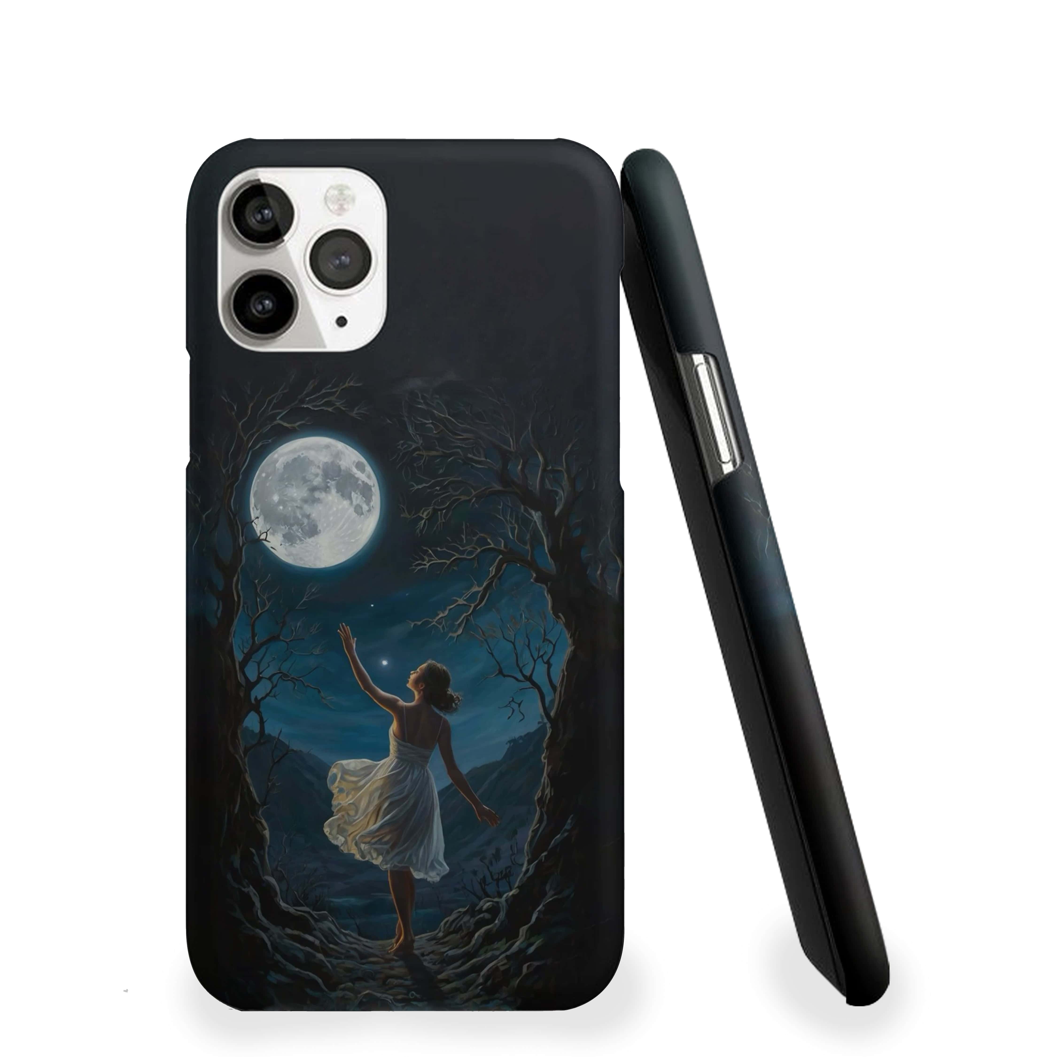 Moon Theme Romantic Girls Phone Cover