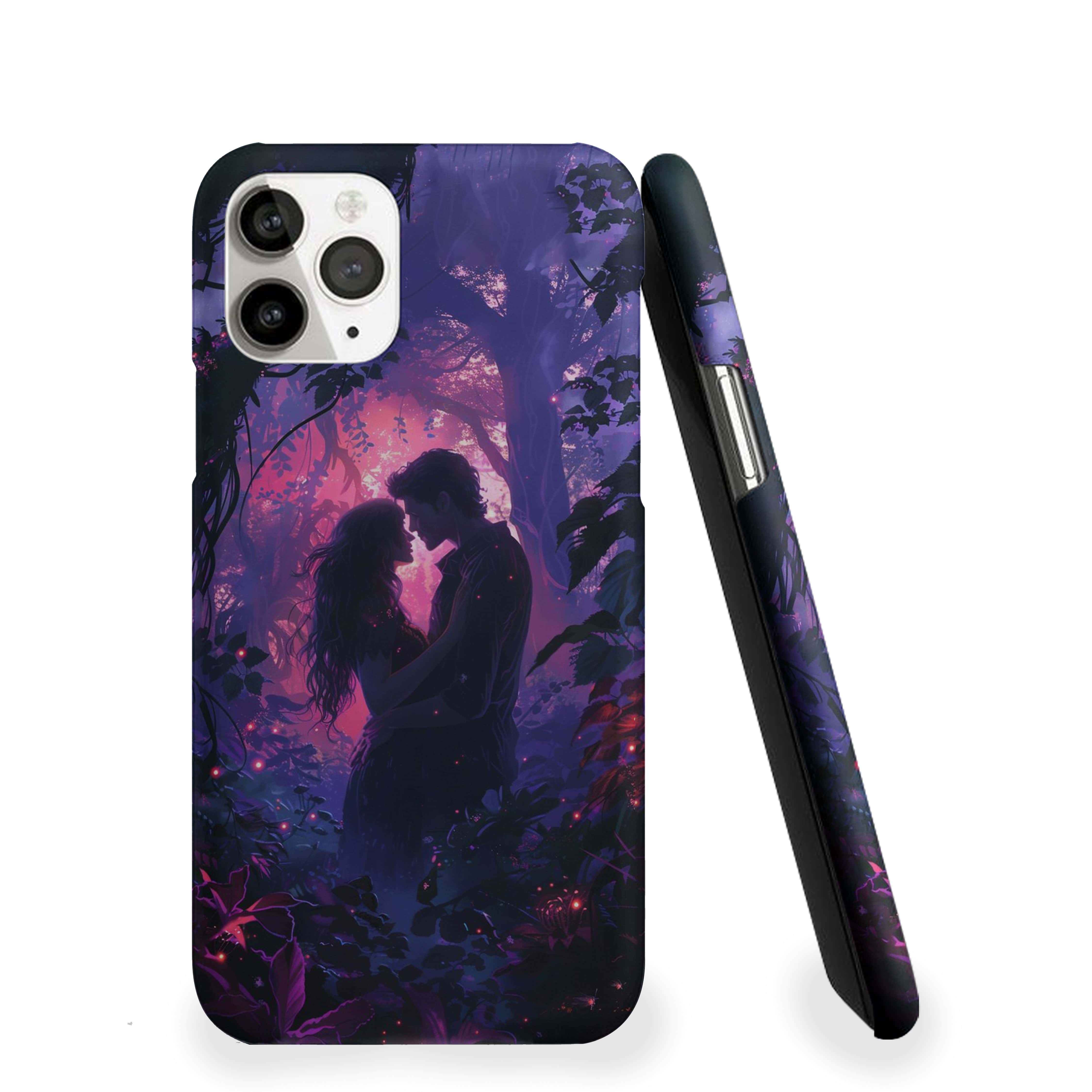 Couple Romantic Jungle Scene Phone Cover