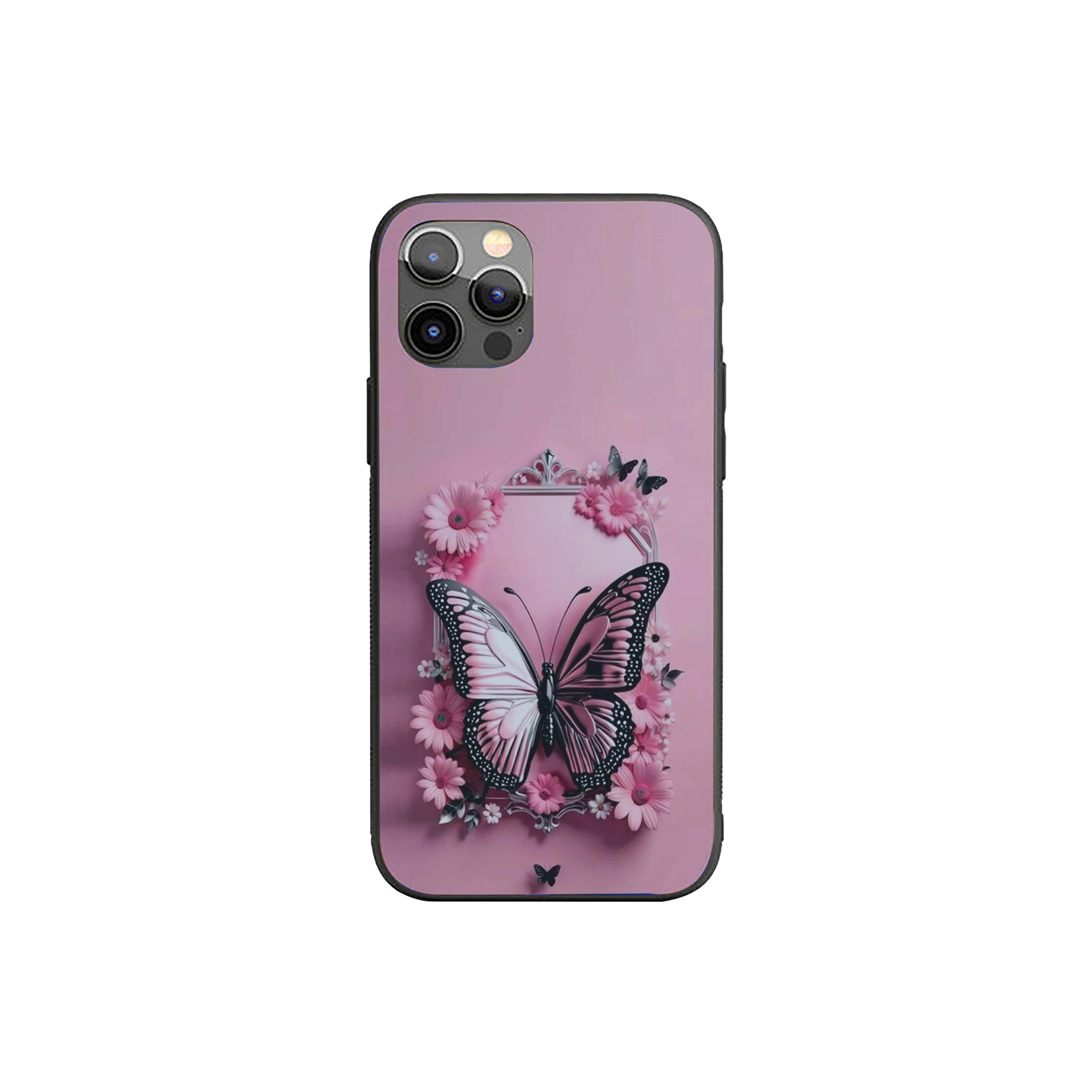 Butterfly Silicone Armored Phone Case