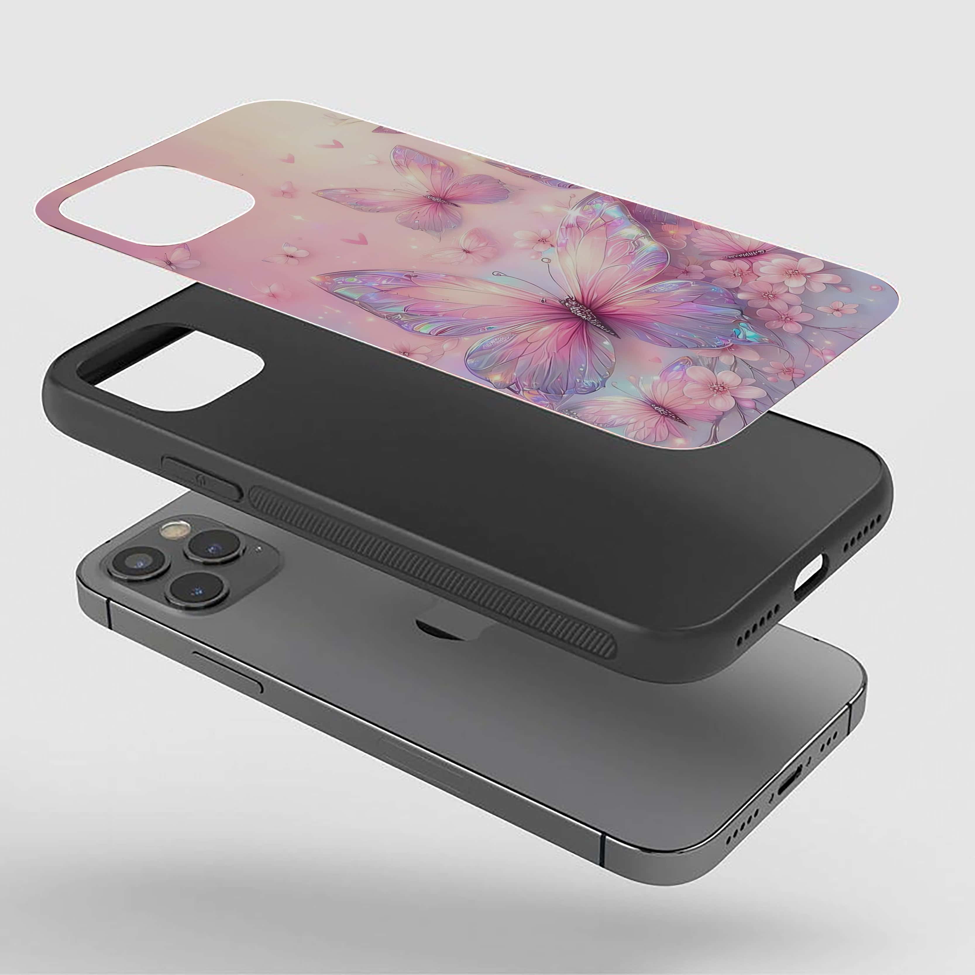 Butterfly Multiple Charactor Silicone Armored Phone Case