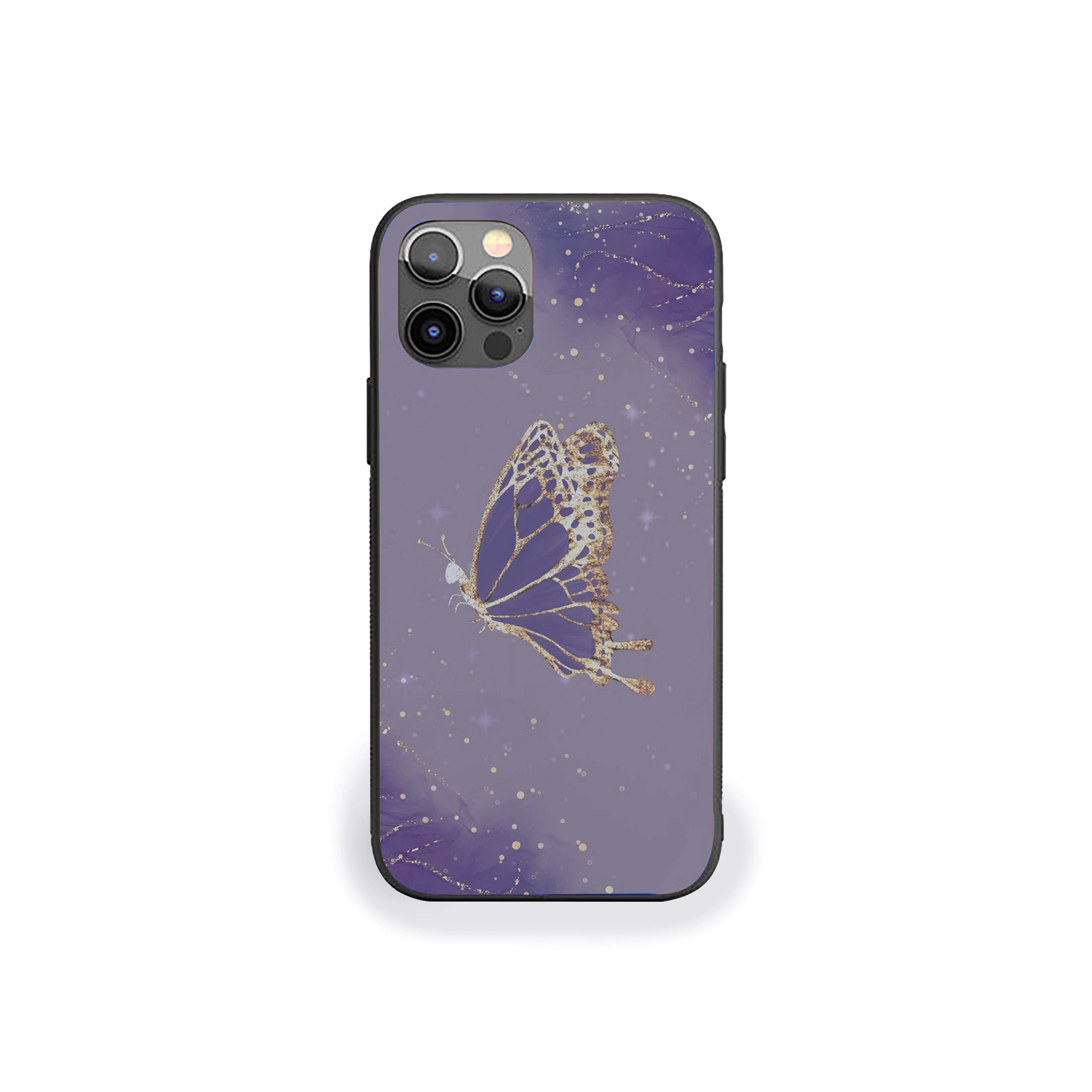 Butterfly Blue Theme Silicone Armored Phone Case