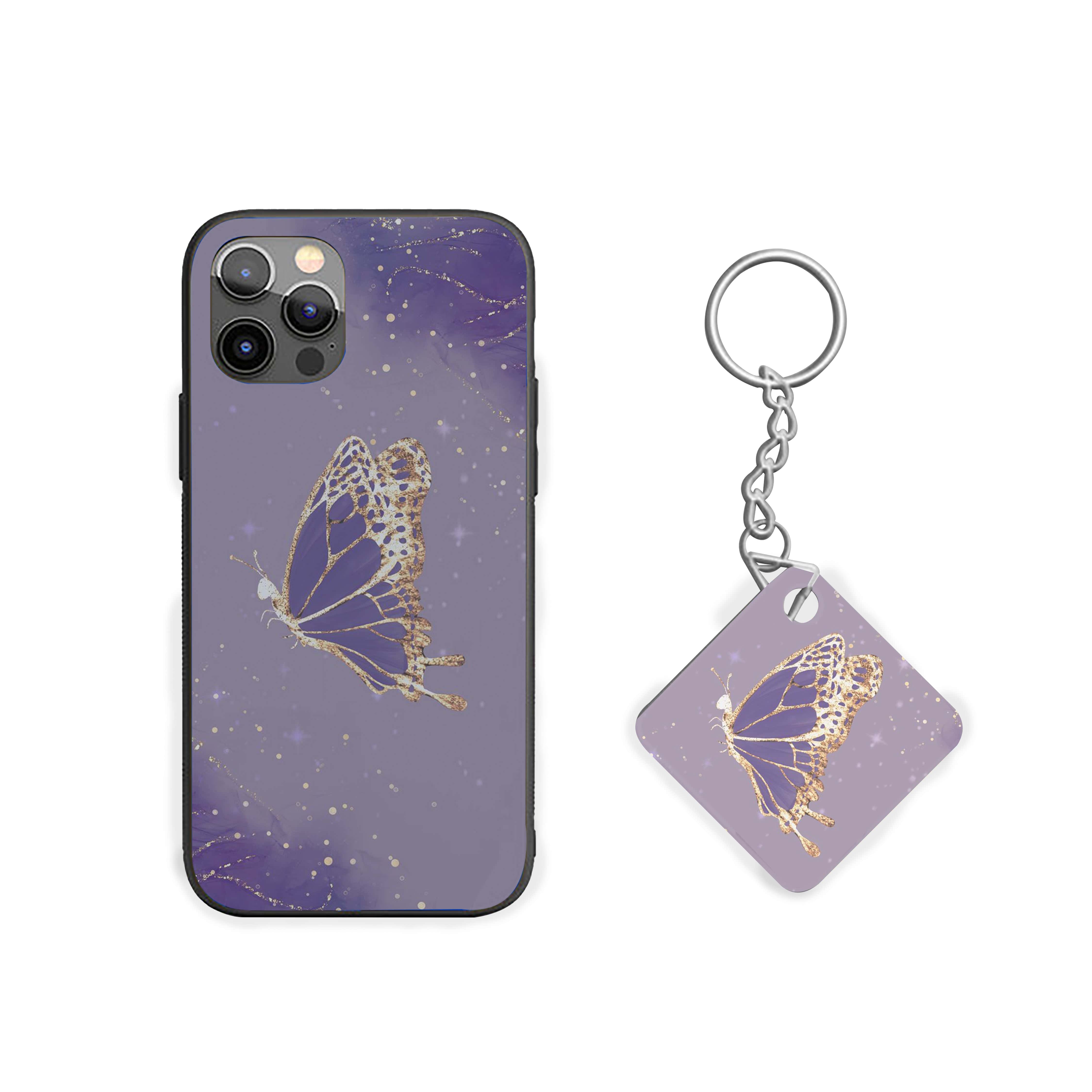 Butterfly Blue Theme Silicone Armored Phone Case