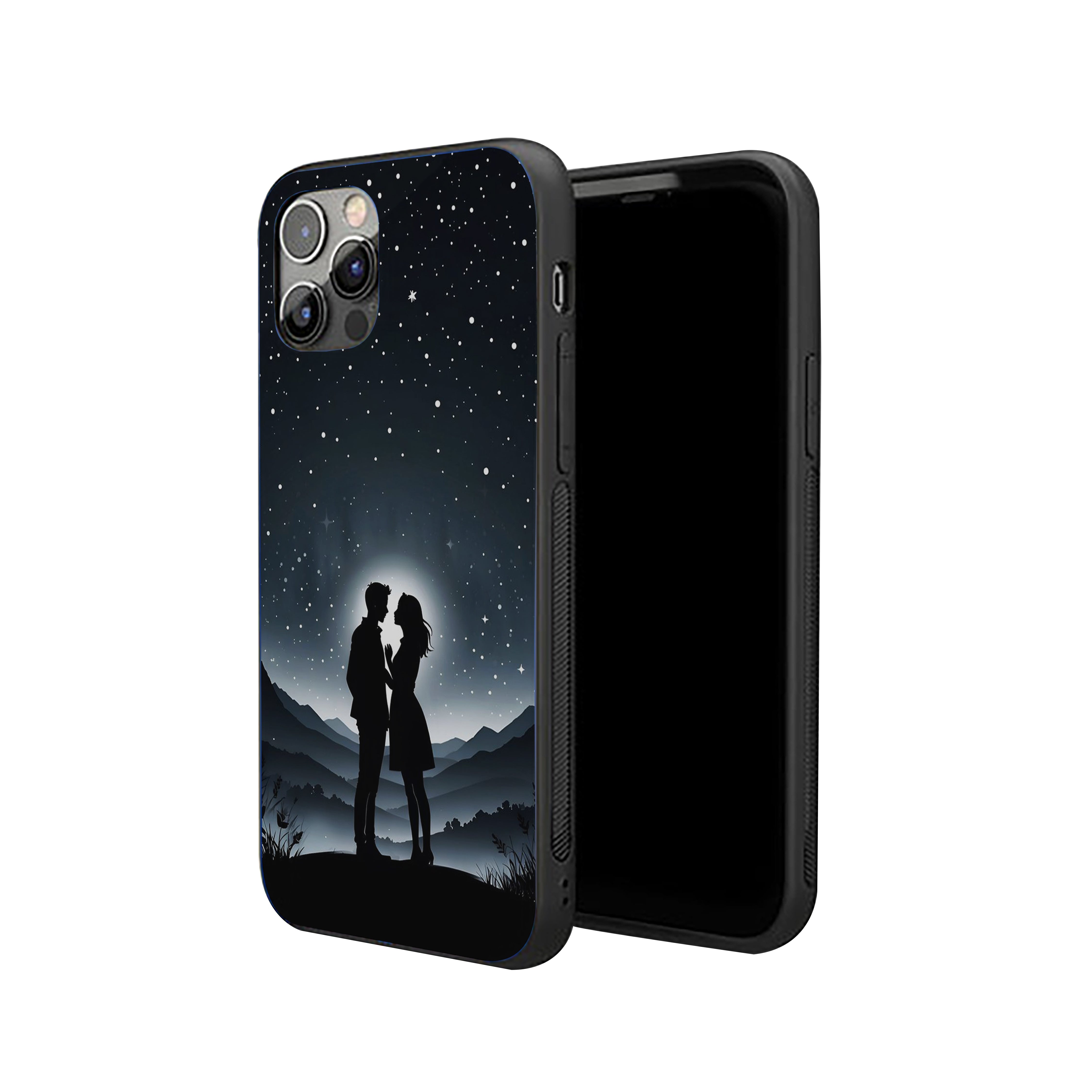 Starlit Love Girls Silicone Armored Phone Case