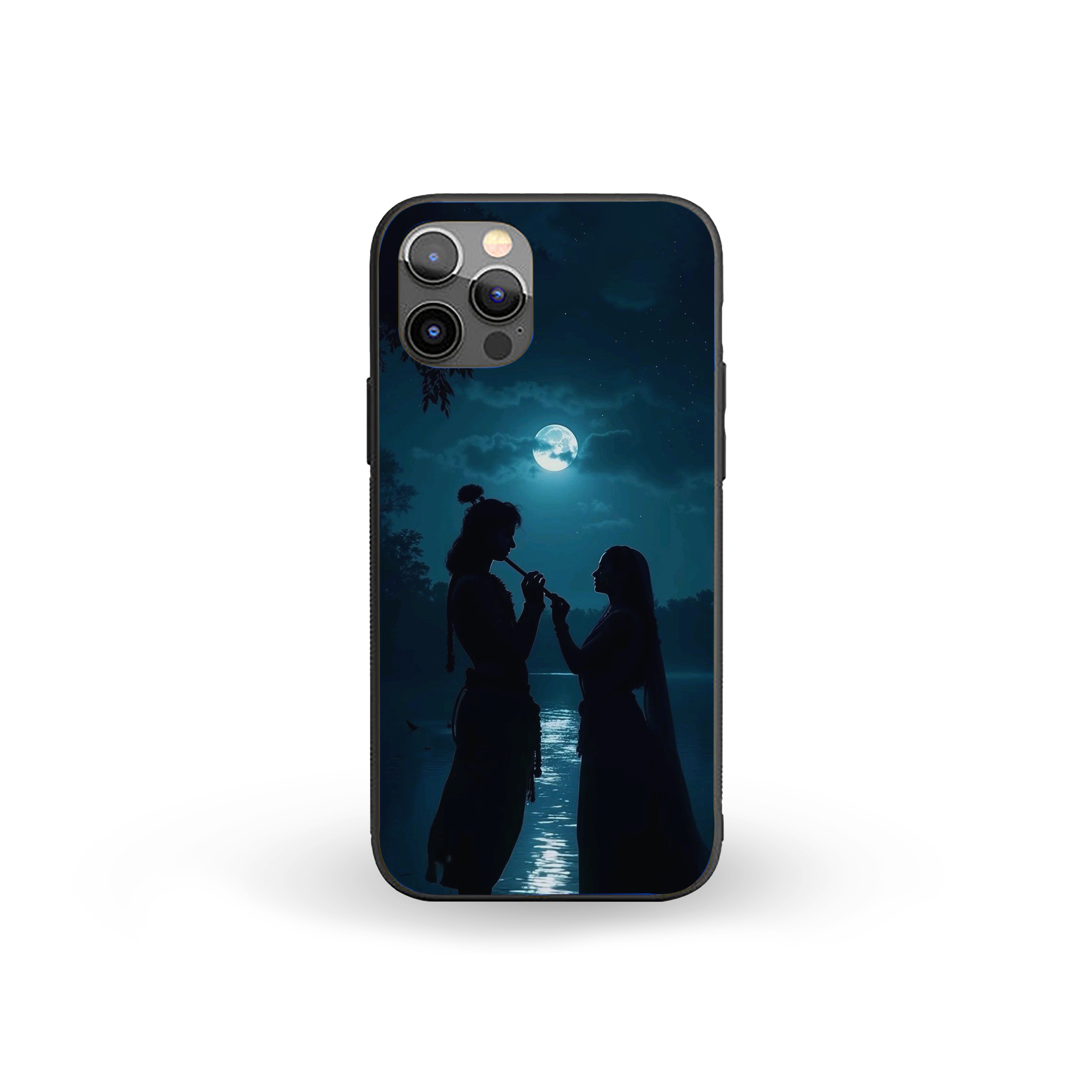 Moonlit Melody Girls Silicone Armored Phone Case