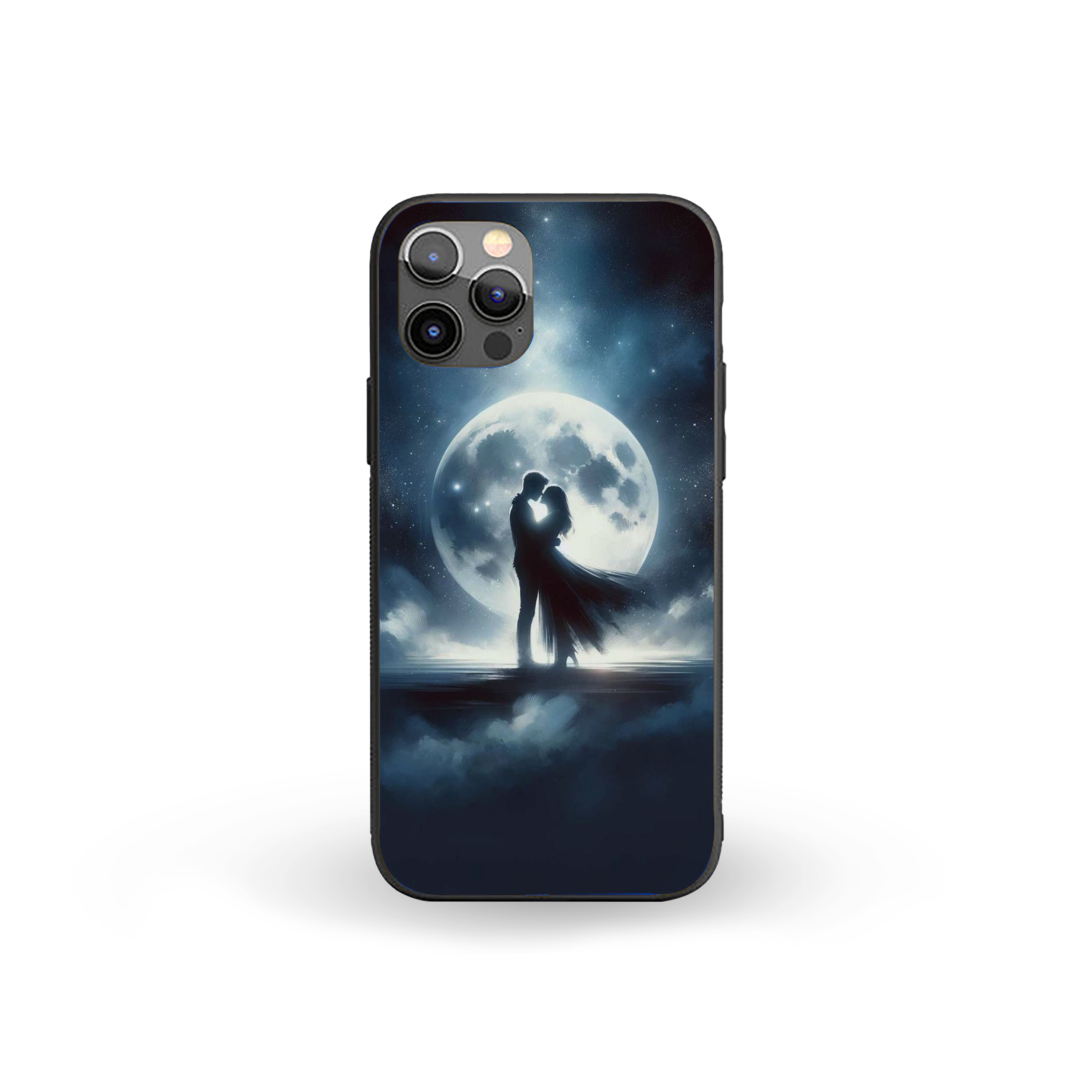 Celestial Embrace Girls Silicone Armored Phone Case