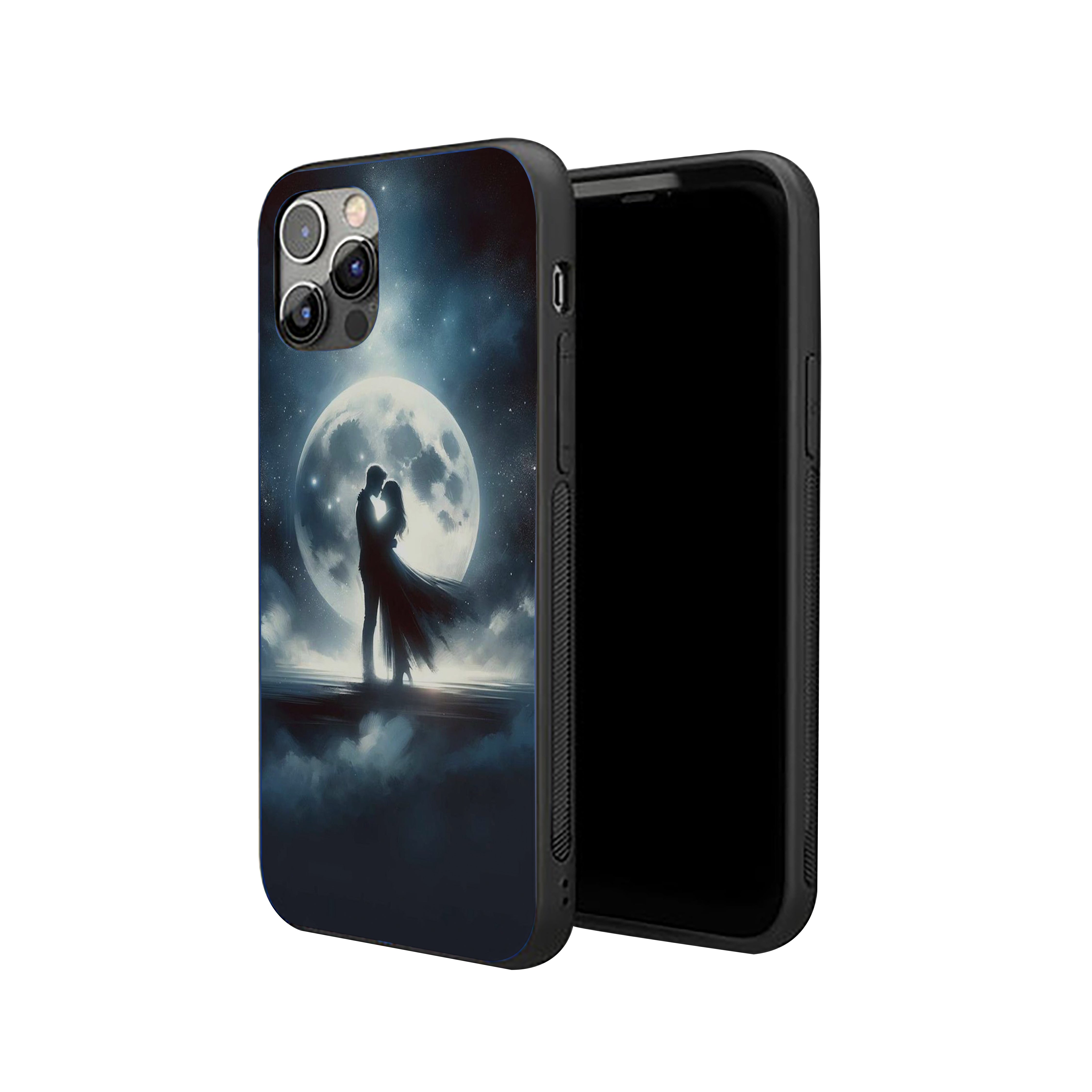 Celestial Embrace Girls Silicone Armored Phone Case