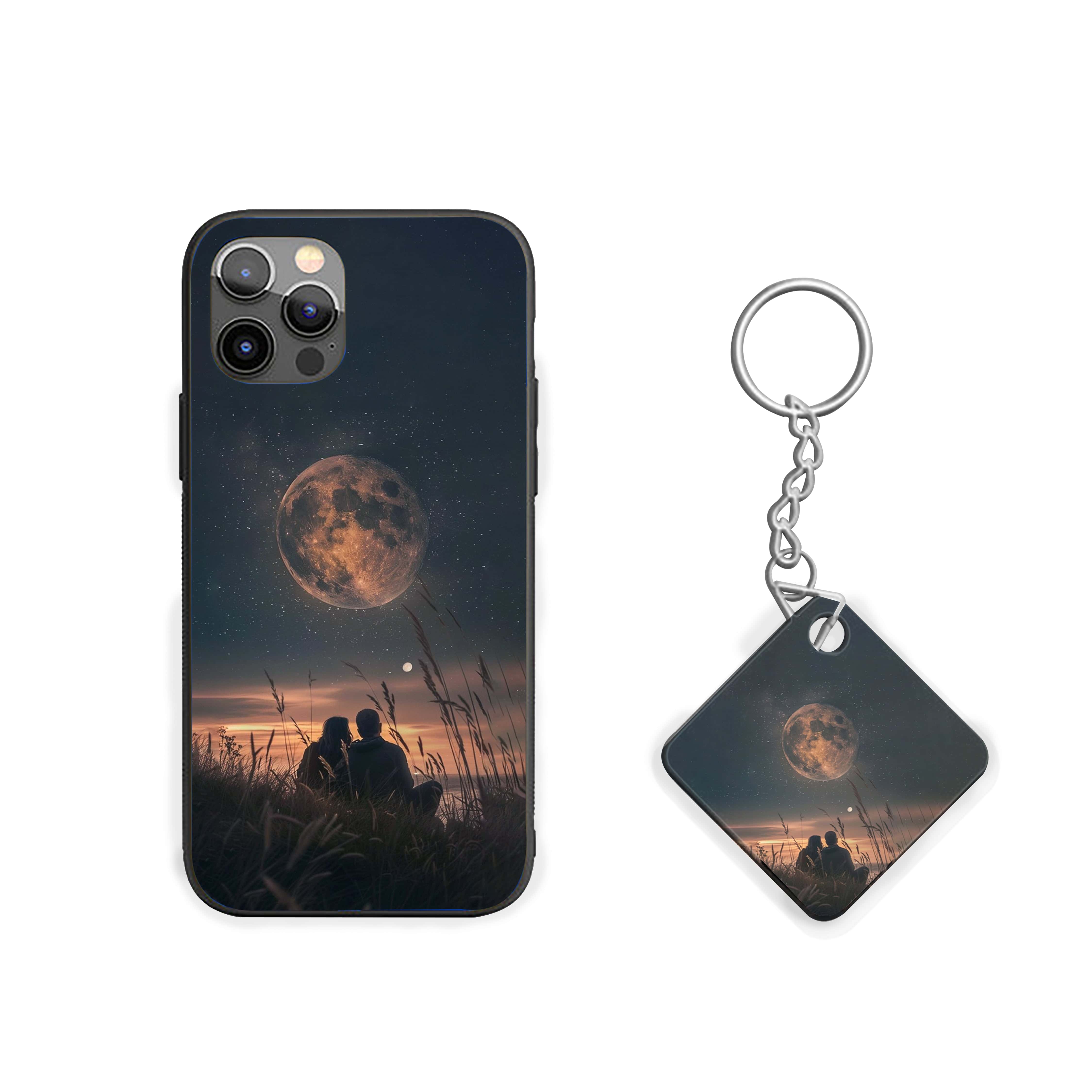 Moonlit Serenity Girls Silicone Armored Phone Case