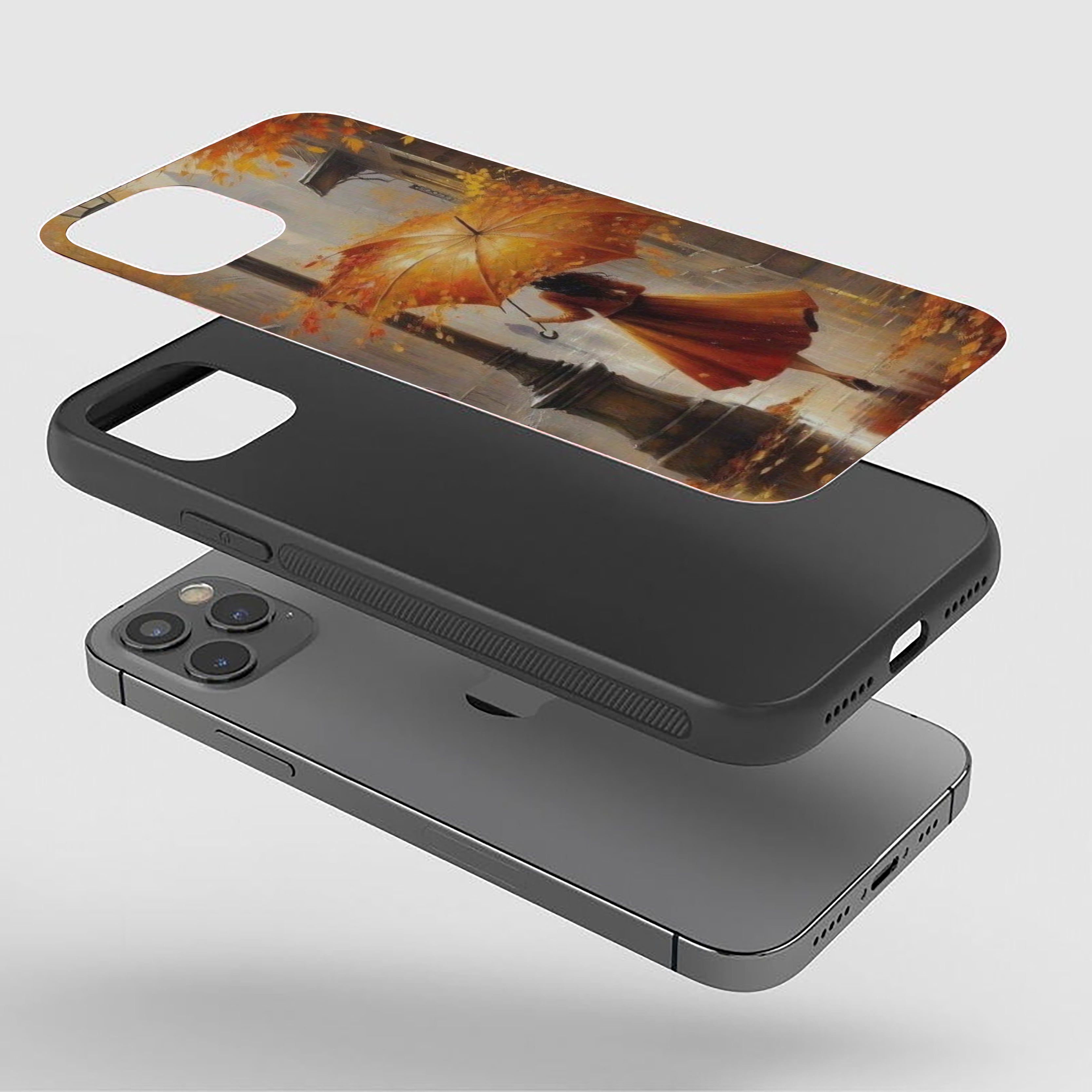 Golden Stroll Girls Silicone Armored Phone Case