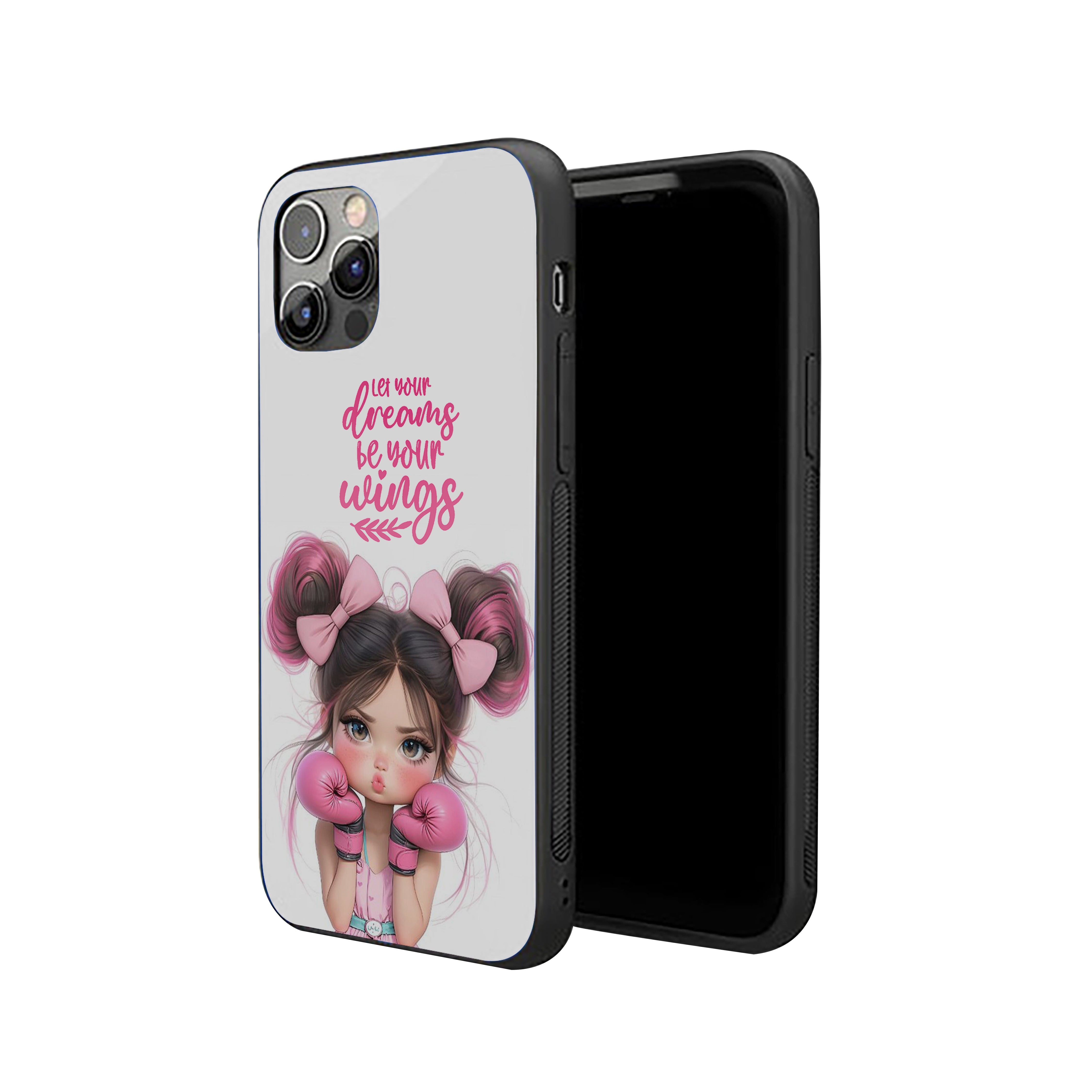 Dream Fighter Girls Silicone Armored Phone Case