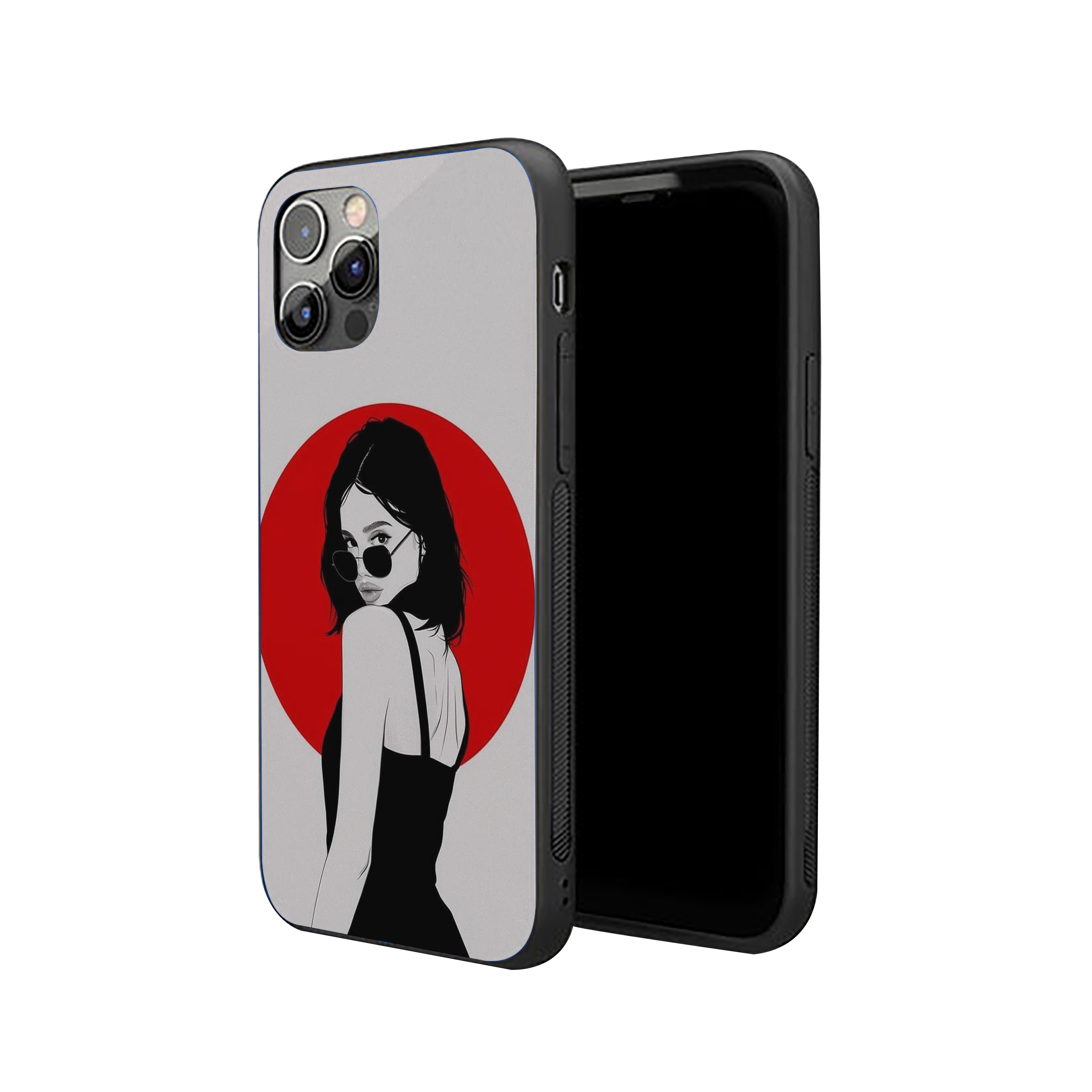 Scarlet Aura Girls Silicone Armored Phone Case