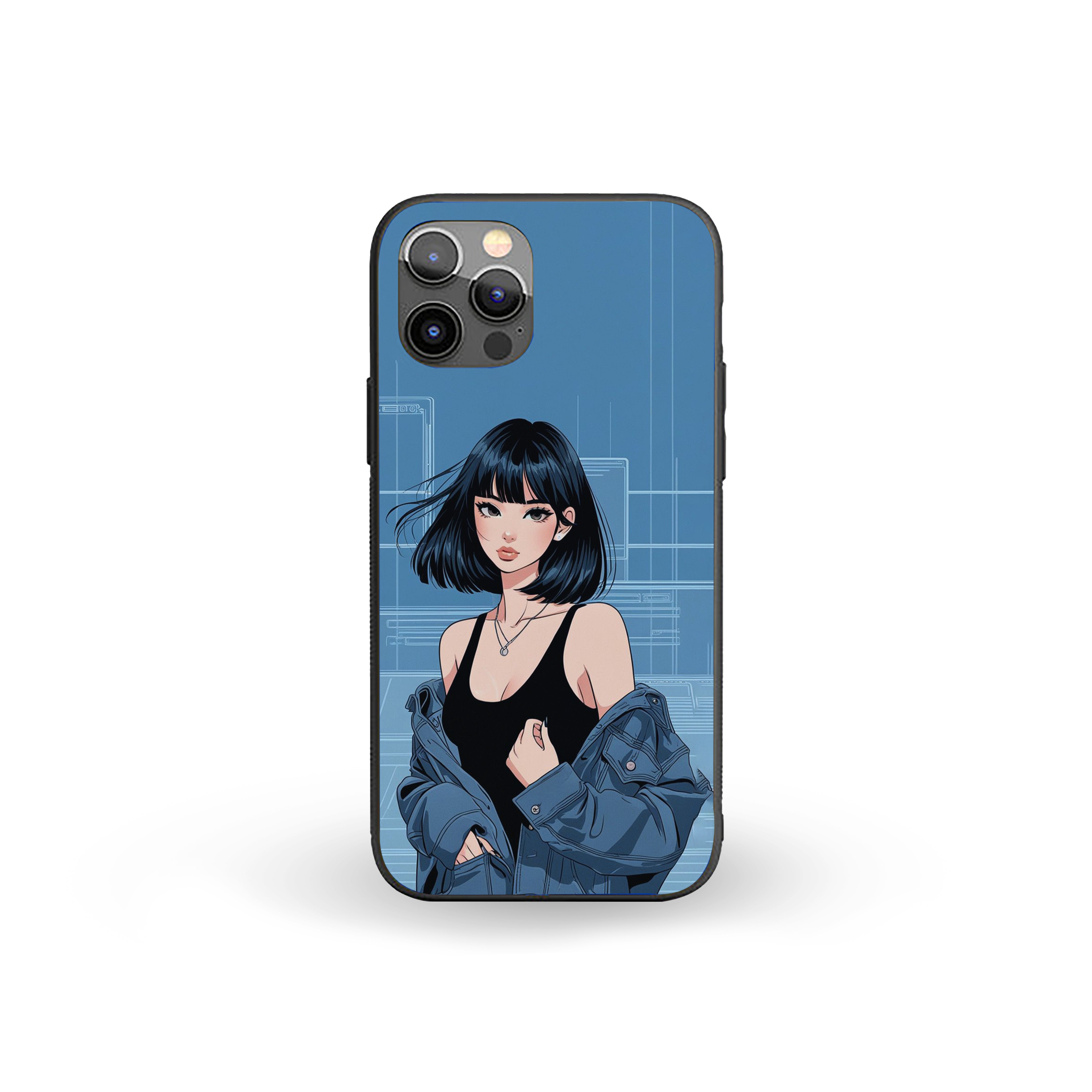Midnight Muse Girls Silicone Armored Phone Case