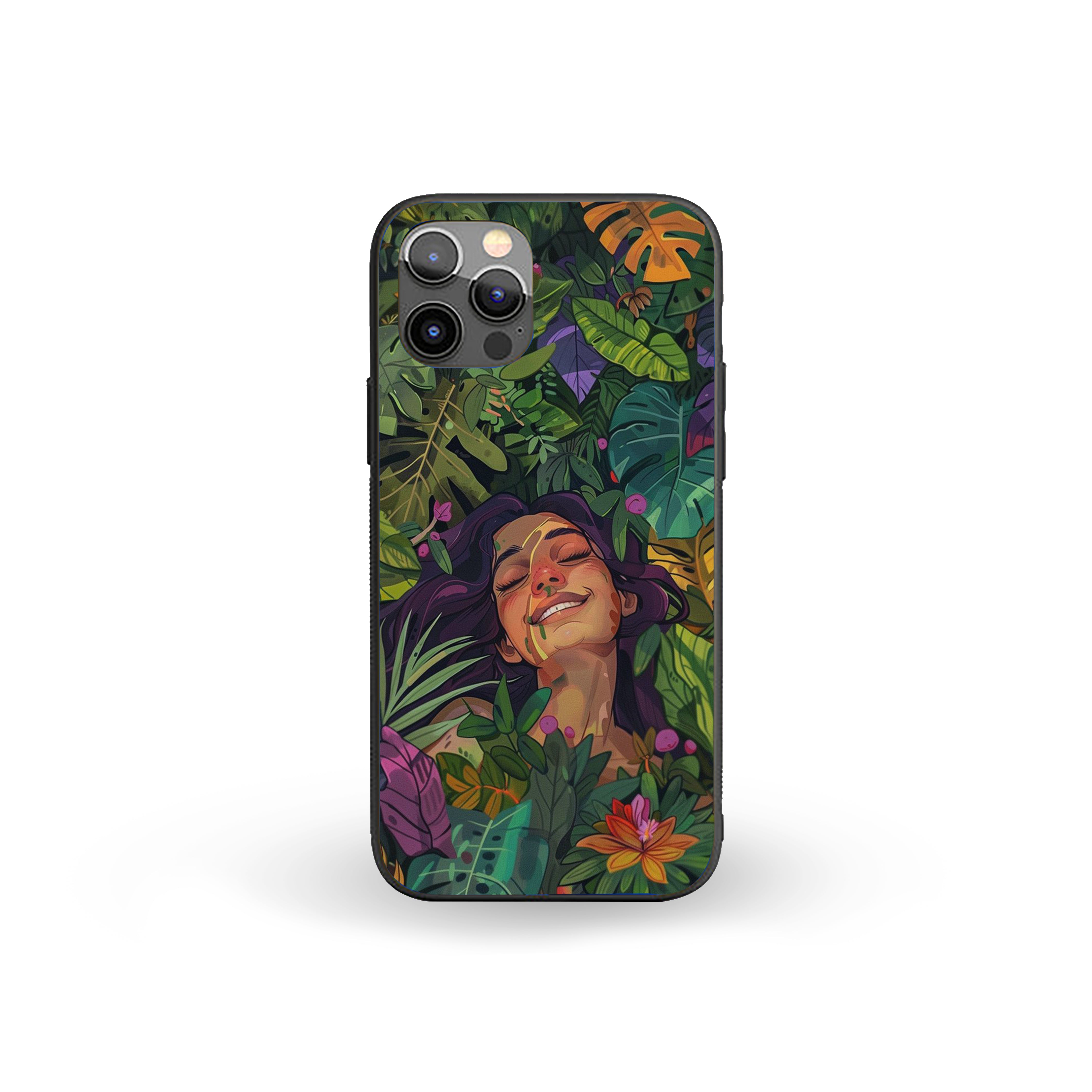 Jungle Bliss Girls Silicone Armored Phone Case