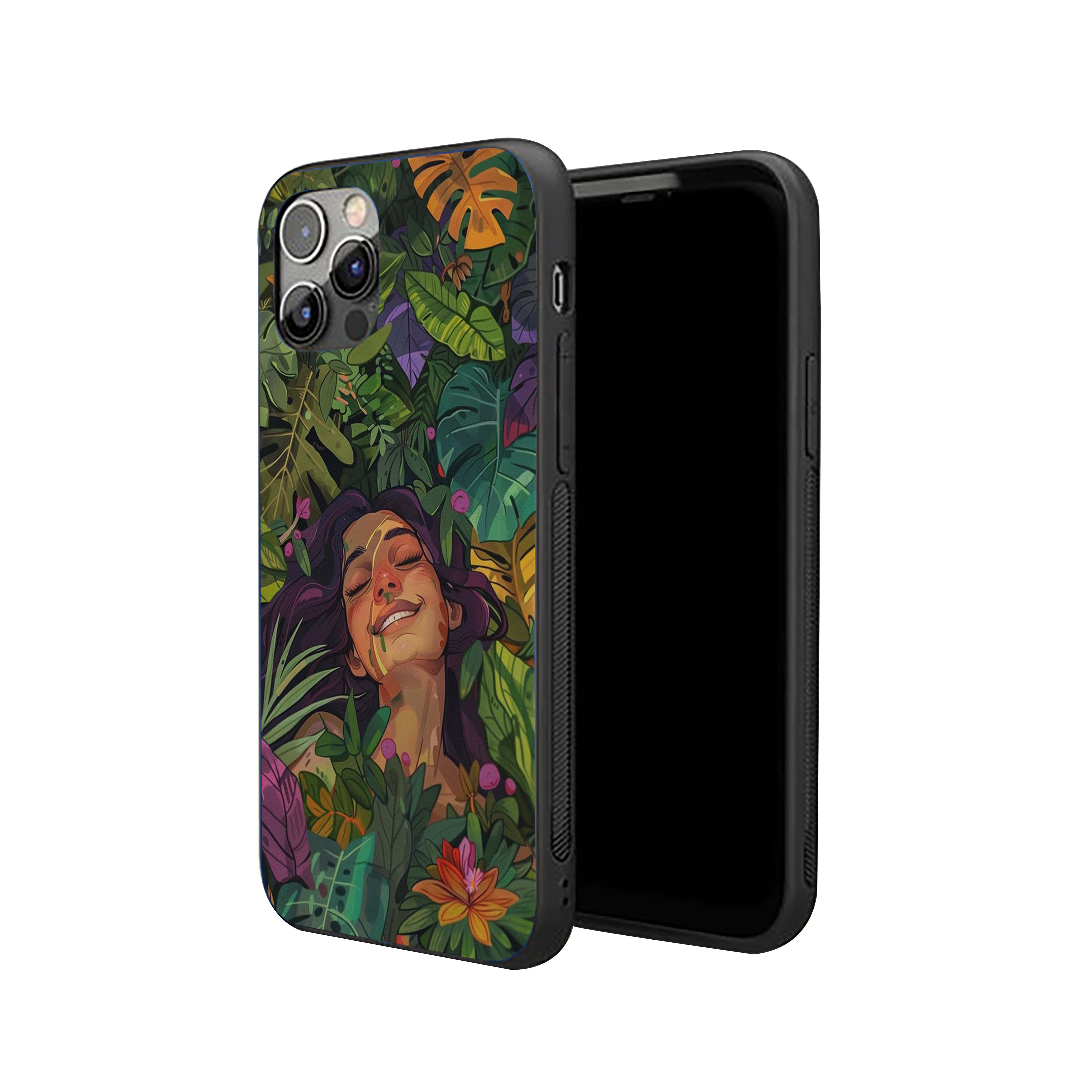 Jungle Bliss Girls Silicone Armored Phone Case