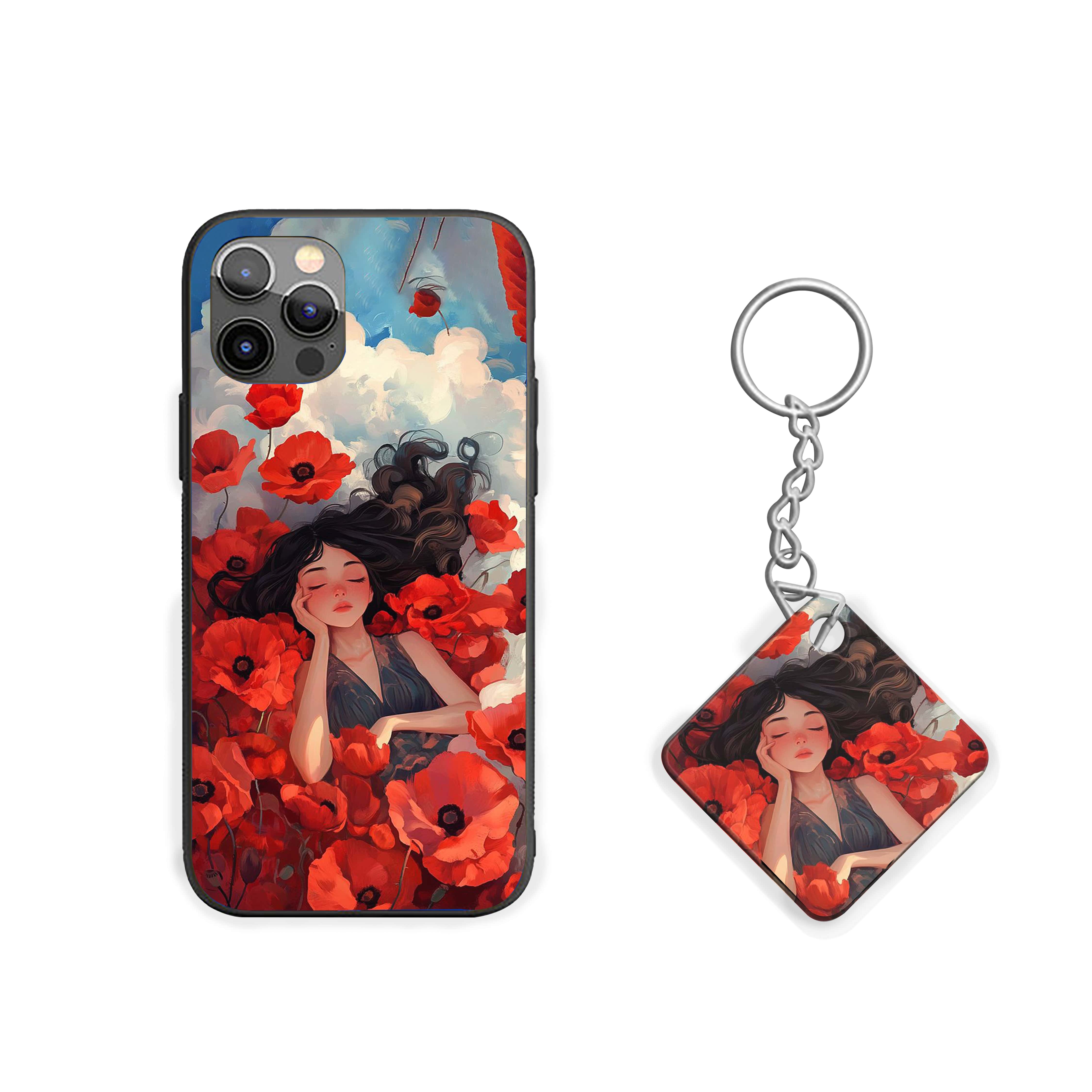 Poppy Reverie Girls Silicone Armored Phone Case