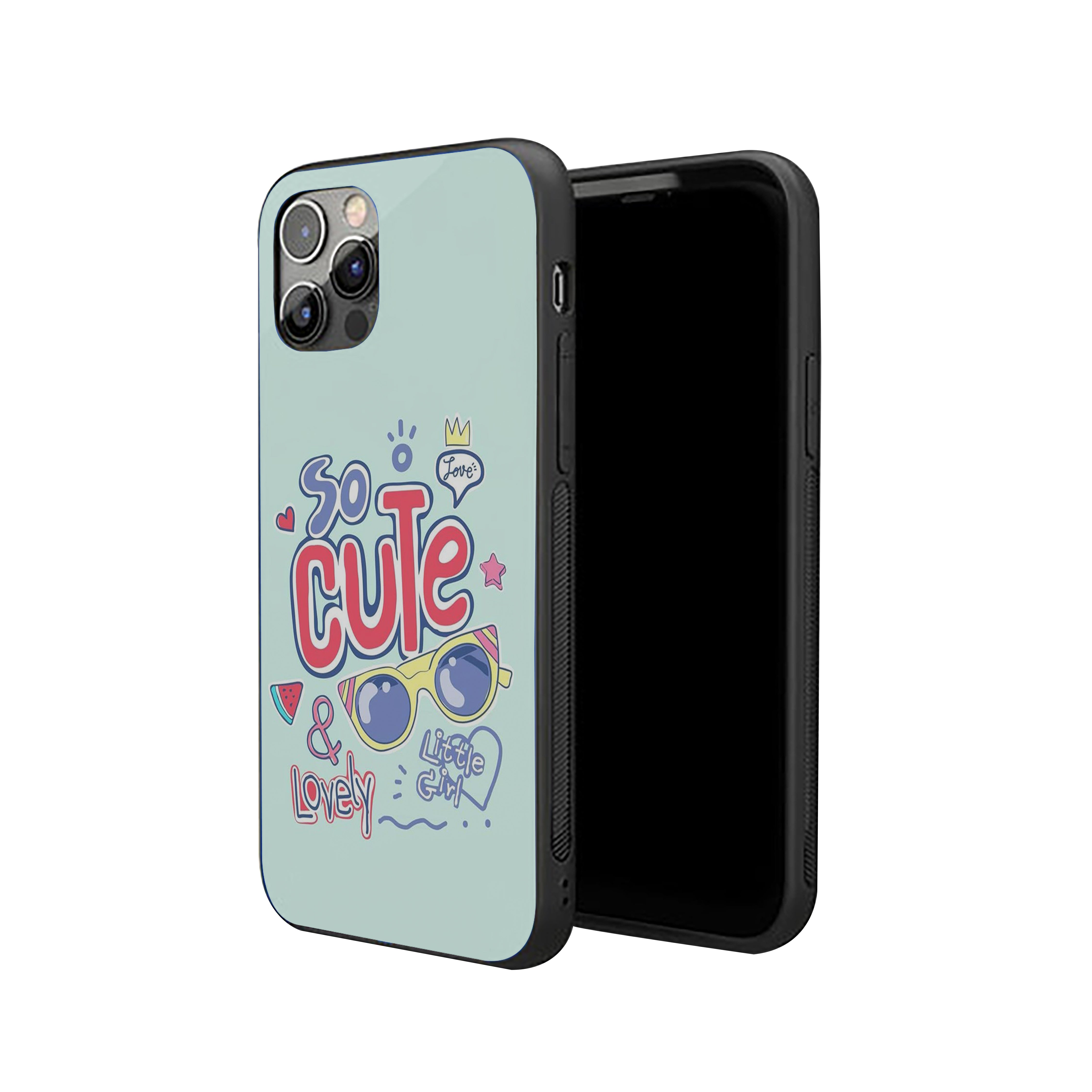 So Cute & Lovely Girls Silicone Armored Phone Case
