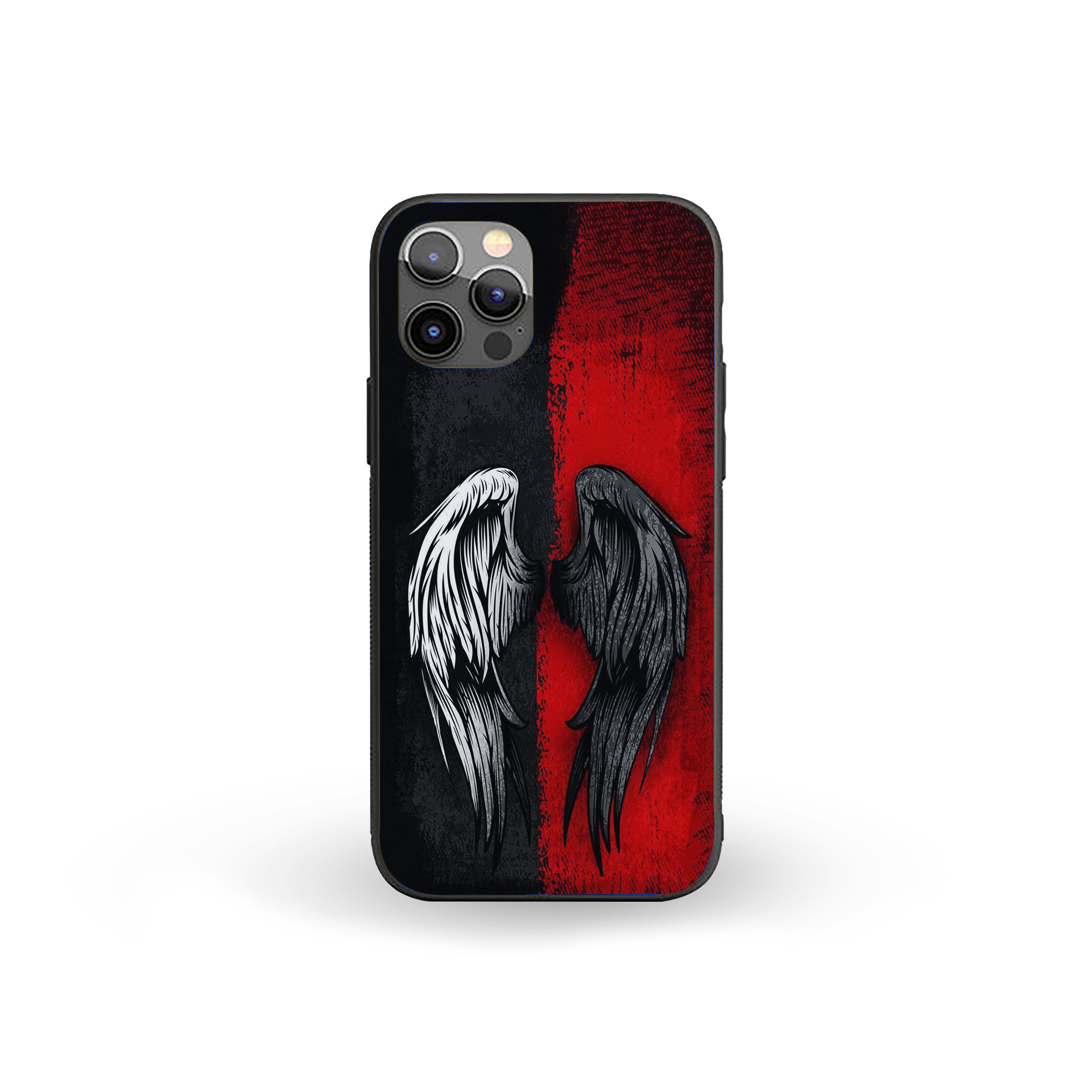 Angel & Demon Girls Silicone Armored Phone Case