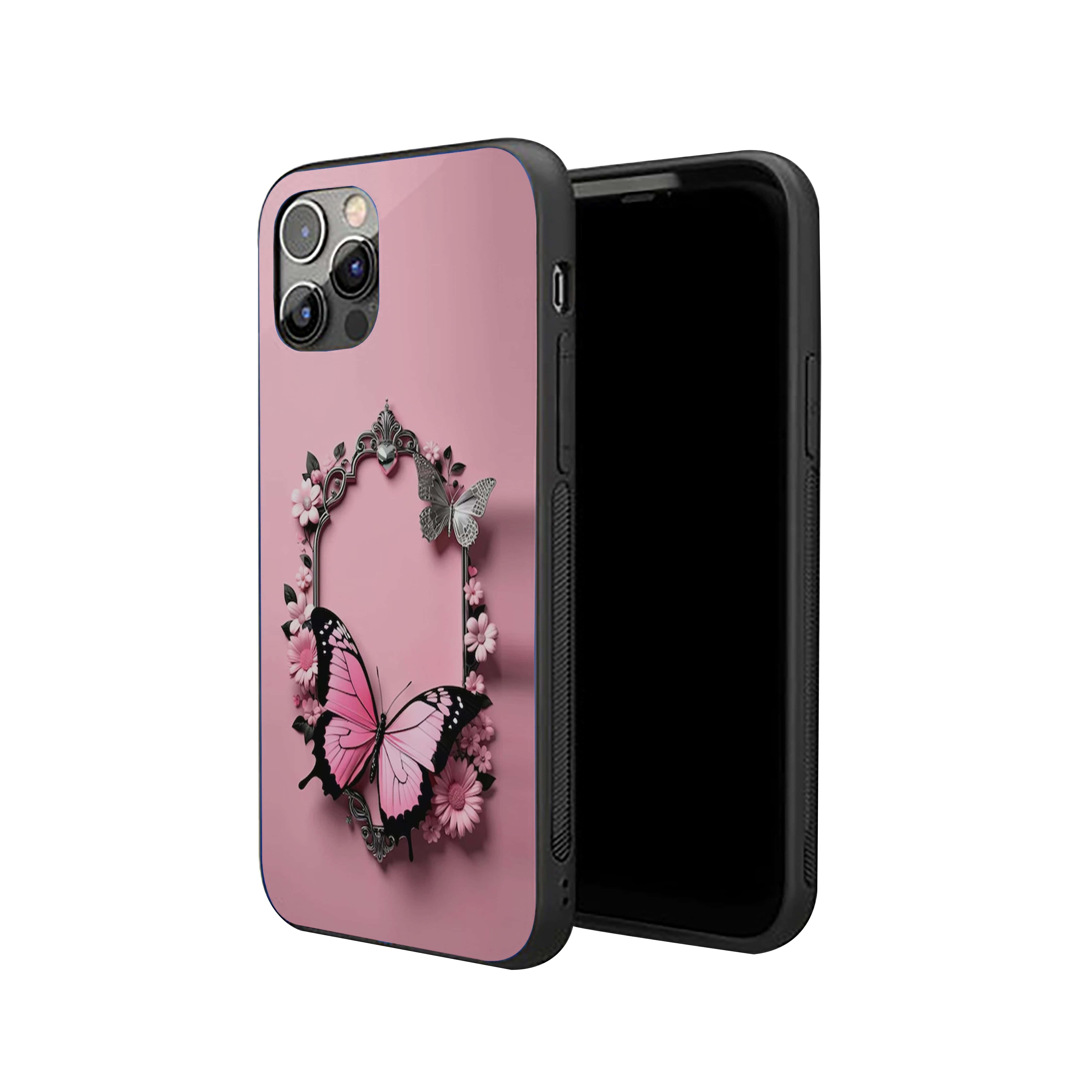 Love Theme Butterfly Silicone Armored Phone Case