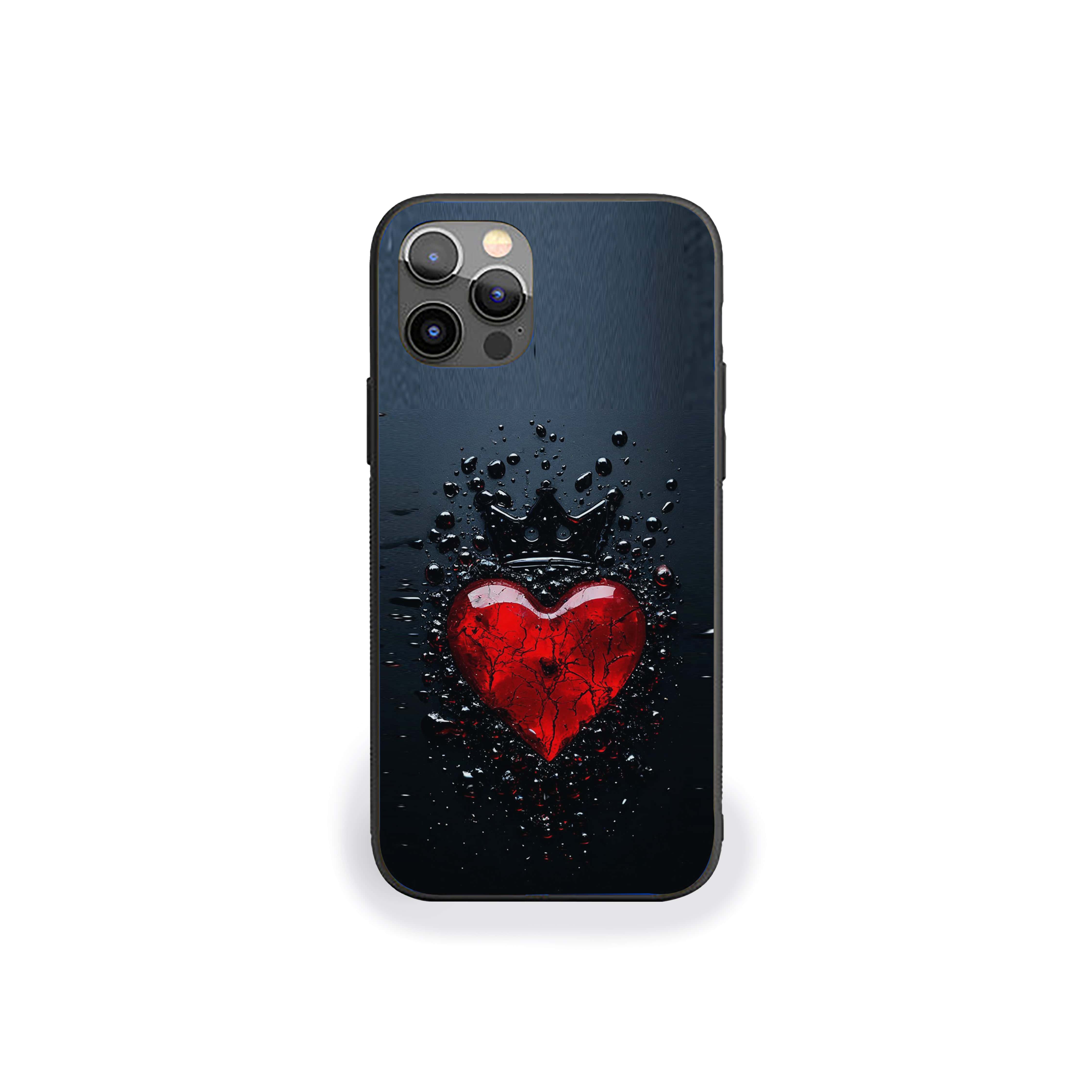Heart Theme Silicone Armored Phone Case
